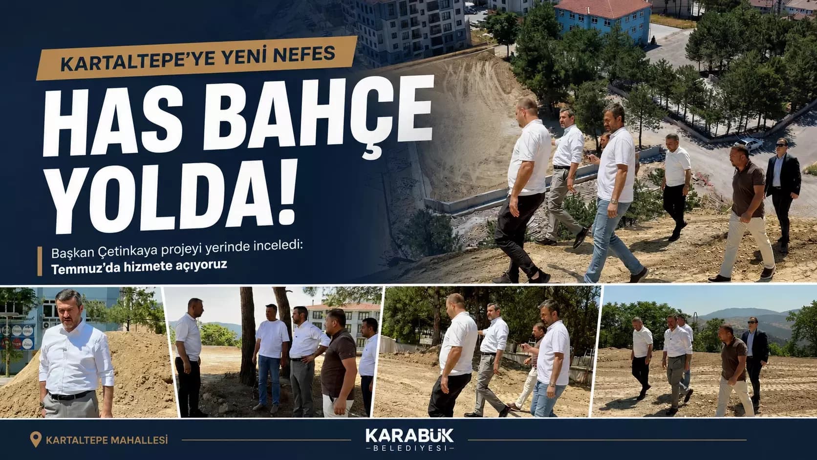 Kartaltepe'ye yeni sosyal yaşam alanı geliyor
