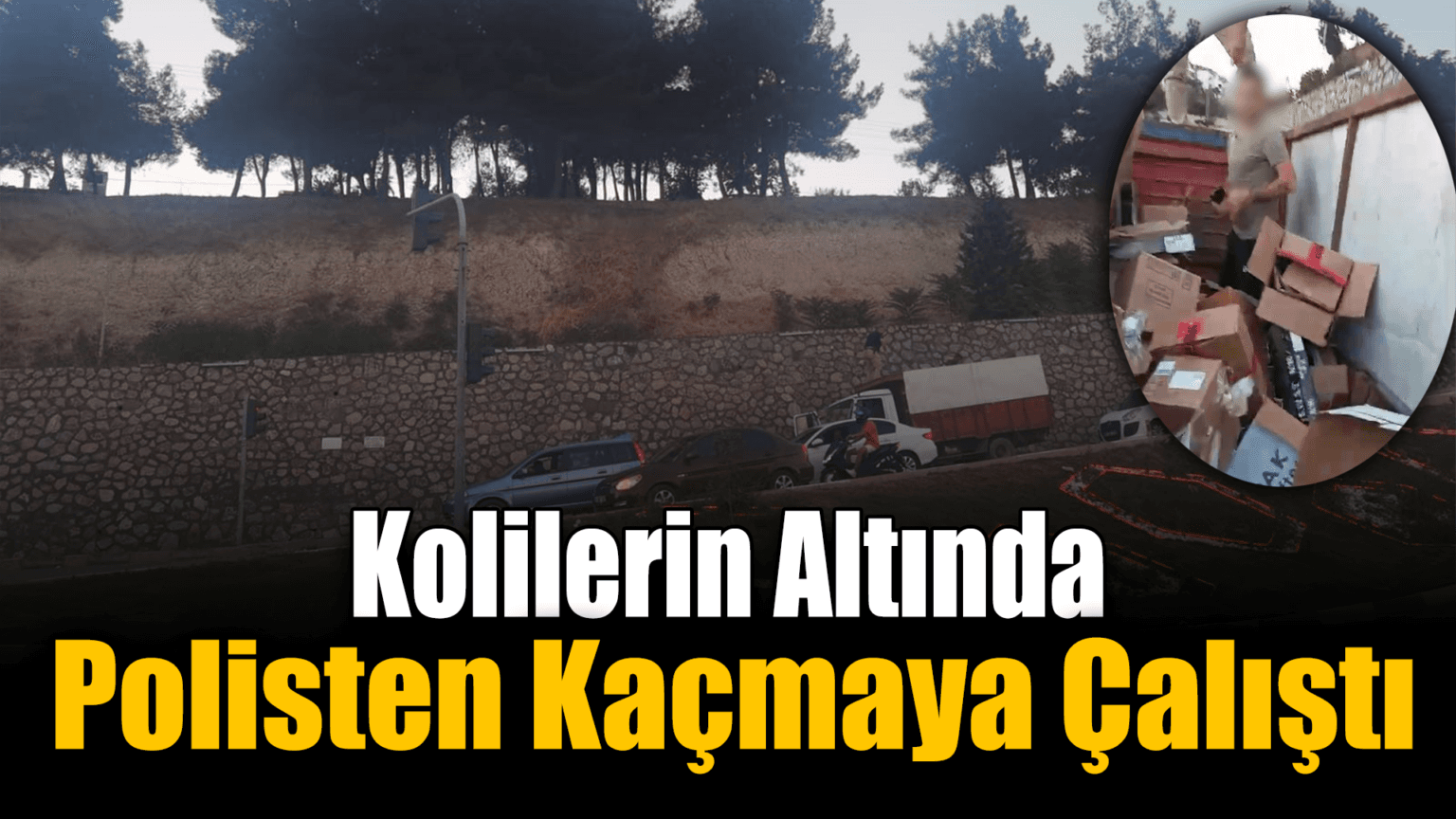 Hapis cezası bulunan şüpheli kamyon kasasında yakalandı