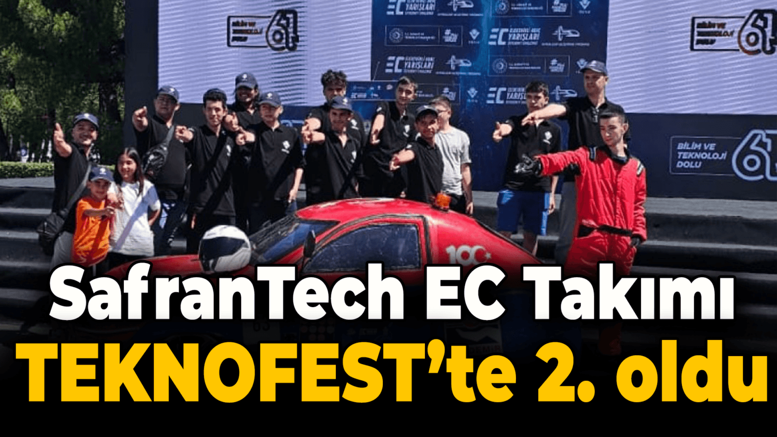 SafranTech EC Takımı TEKNOFEST'te 2. Oldu