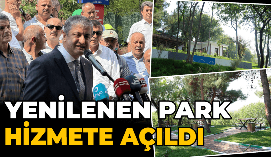 Yıllardır atıl durumda olan park Karabük'e kazandırıldı