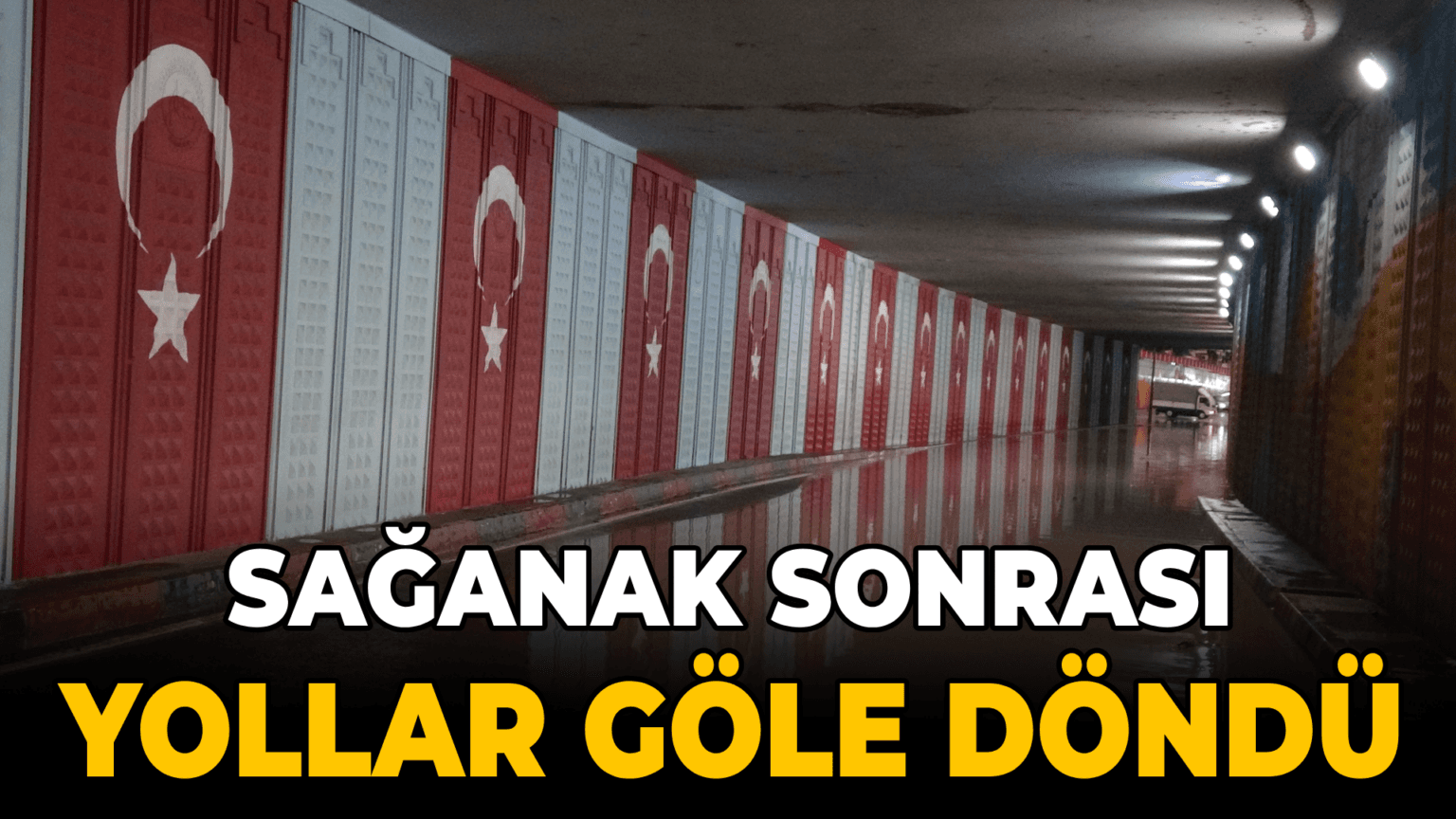 Karabük'te sağanak hayatı felç etti, yollar dere yataklarına döndü