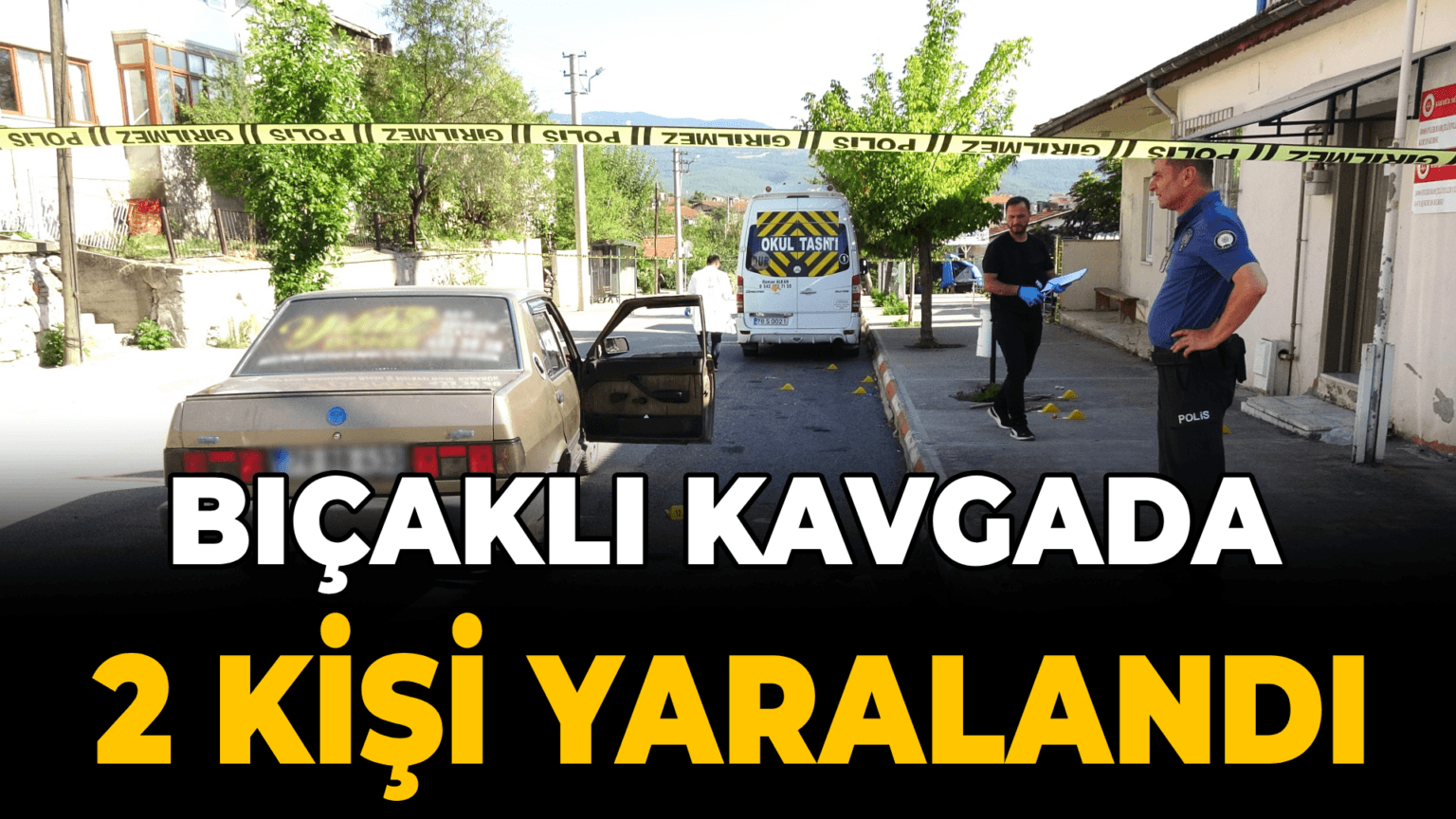 Karabük'te bıçaklı kavga: 2 yaralı
