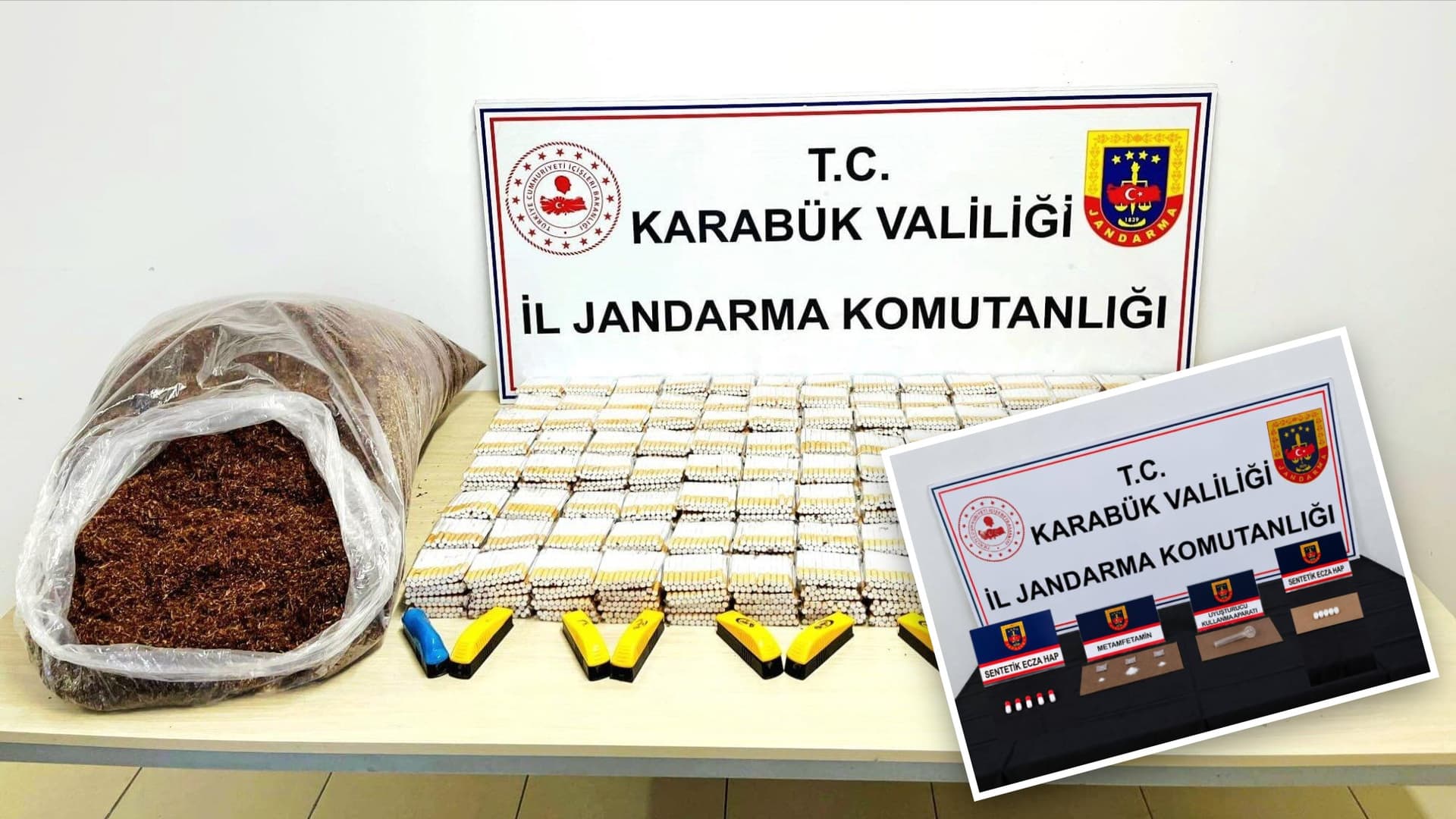 Karabük'te uyuşturucu ve kaçakçılık operasyonu