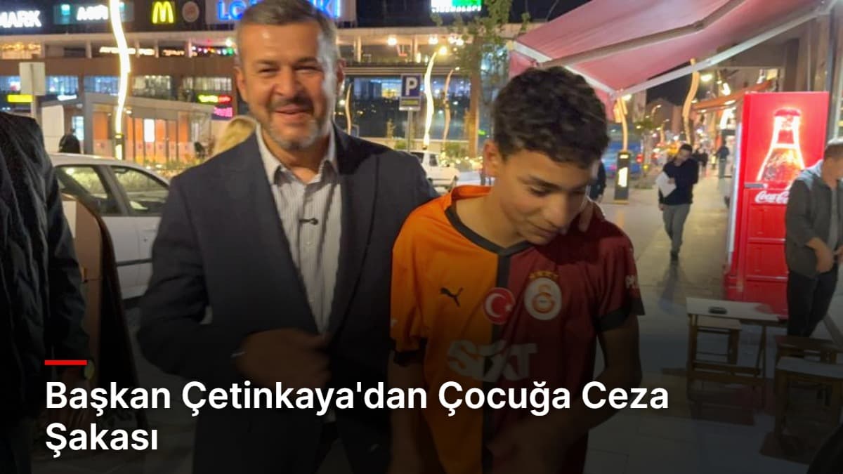 Başkan Çetinkaya'nın saha gezisinde renkli anlar