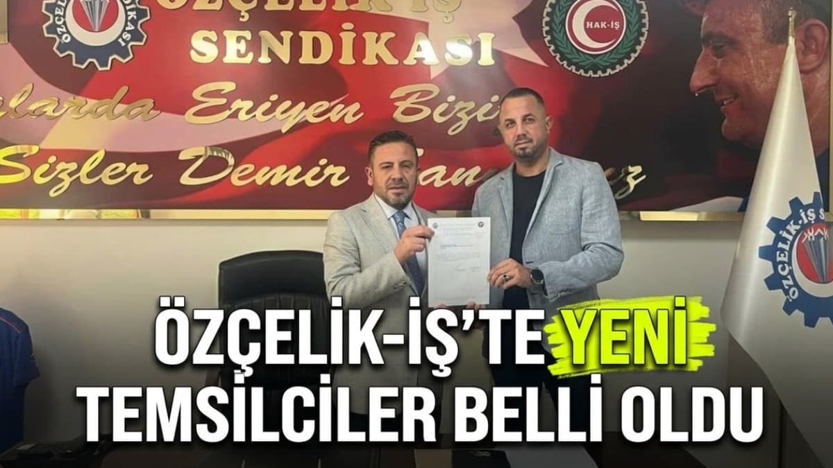 Özçelik-İş Karabük'te yeni temsilciler atandı