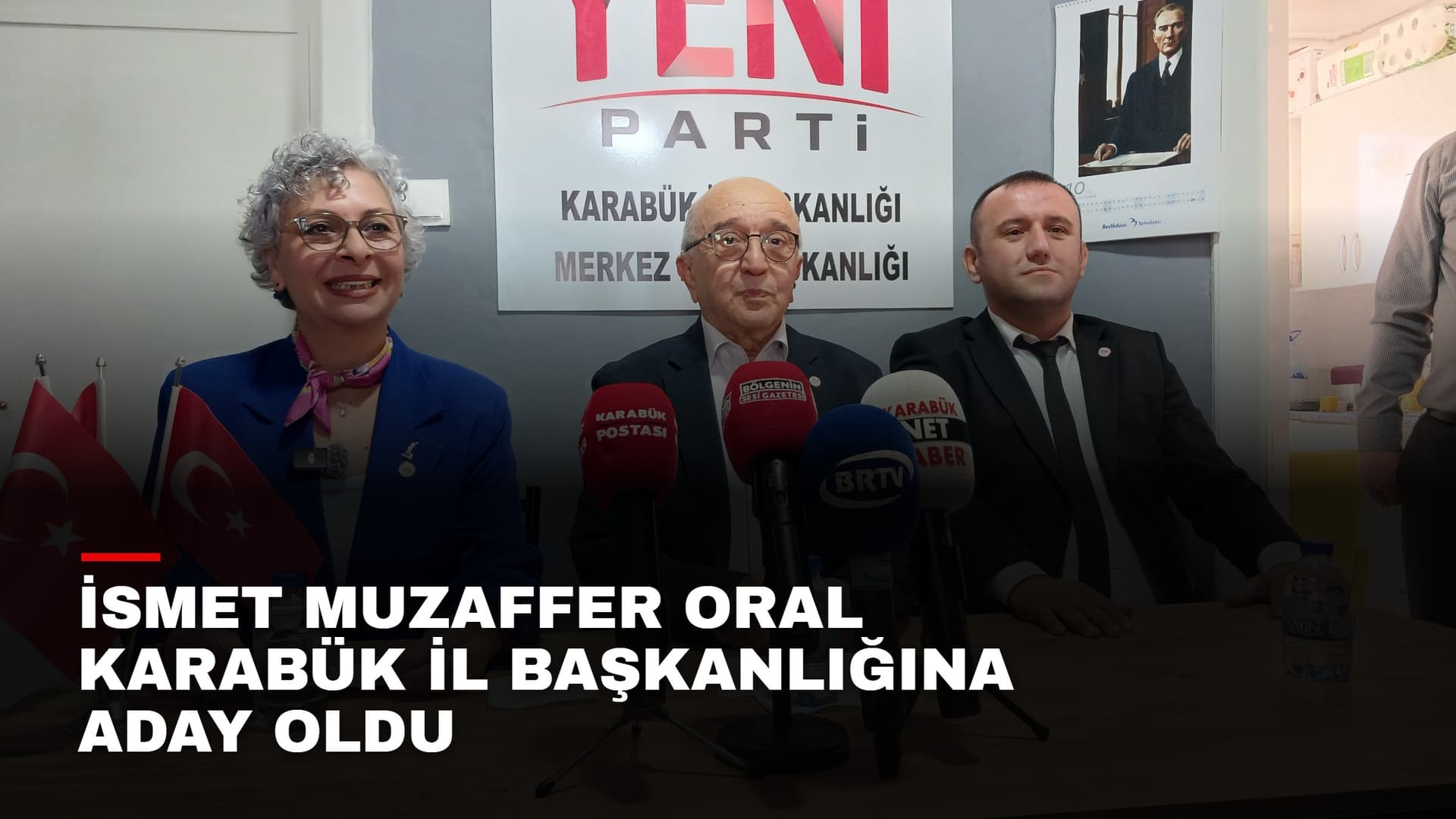 İsmet Muzaffer Oral Karabük İl Başkanlığına aday oldu