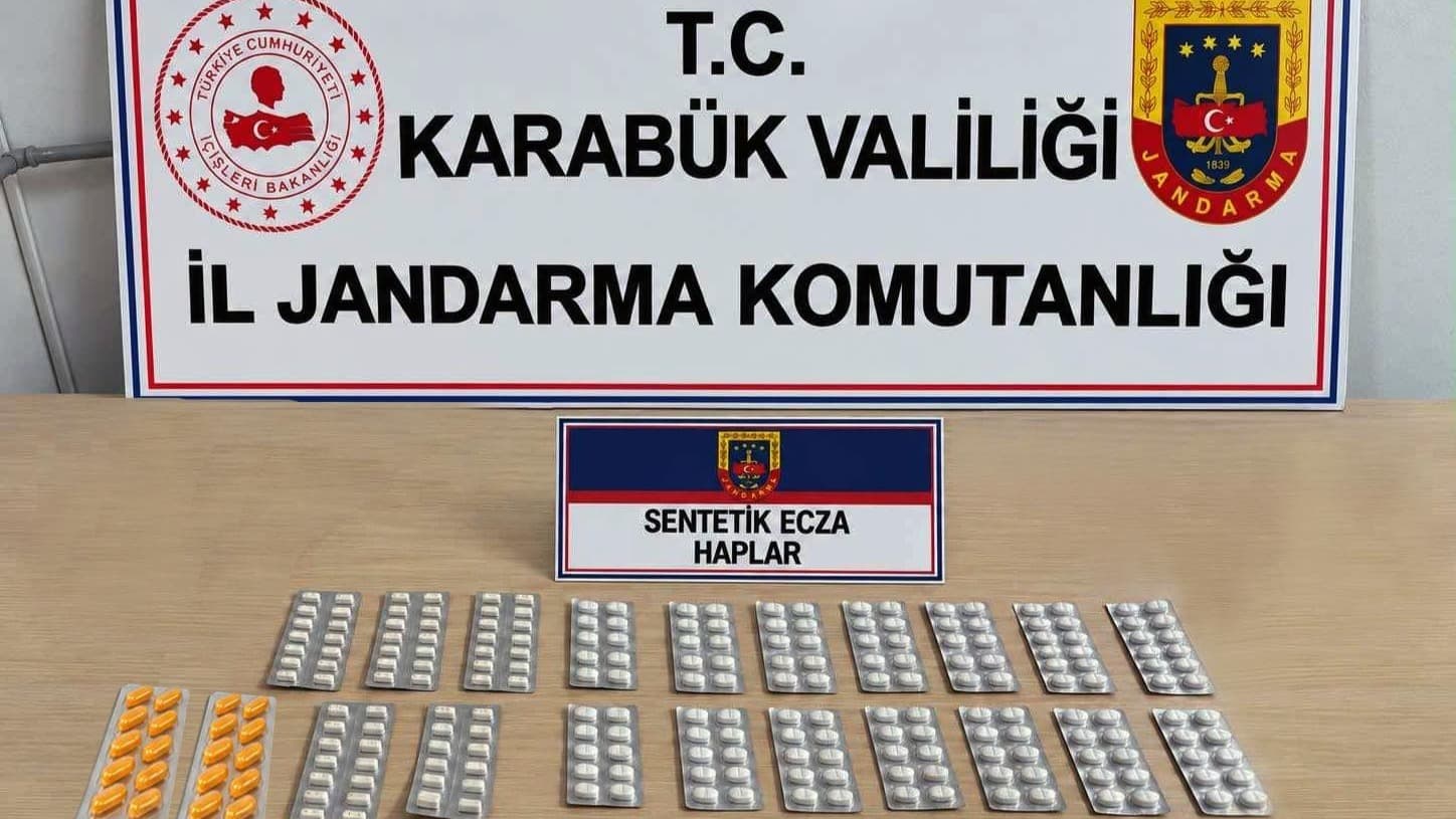 Karabük'teki uyuşturucu operasyonunda 230 hap yakalandı
