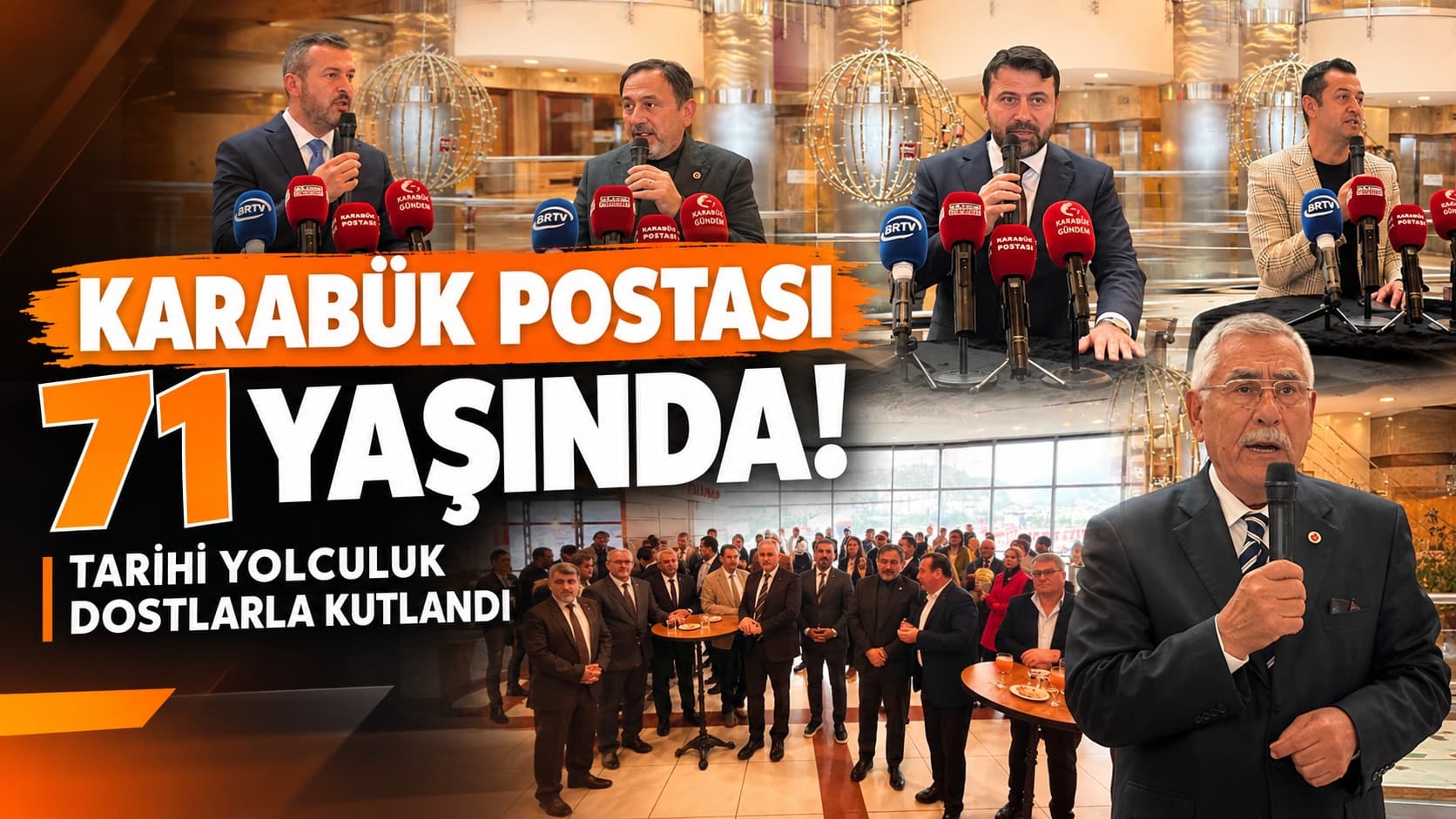 KARABÜK POSTASI 71. YAYIN YILINI KUTLADI