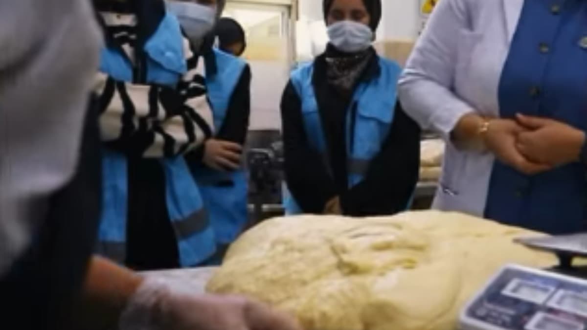 Karabük'teki öğrenciler yemek üretim sürecini inceledi