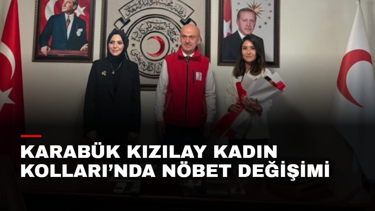 Karabük Kızılay Kadın Kollarında Bayrak Değişimi