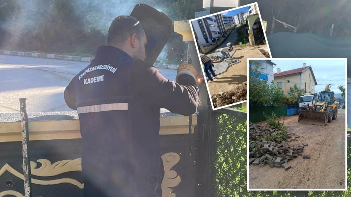 Eskipazar’da temizlik ve düzenleme çalışmaları
