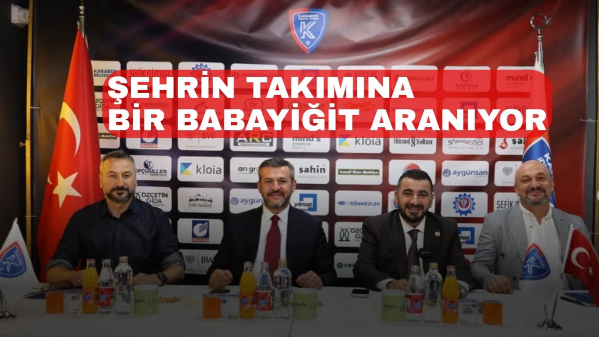 Karabük İdman Yurdu için KARDEMİR'den destek beklentisi