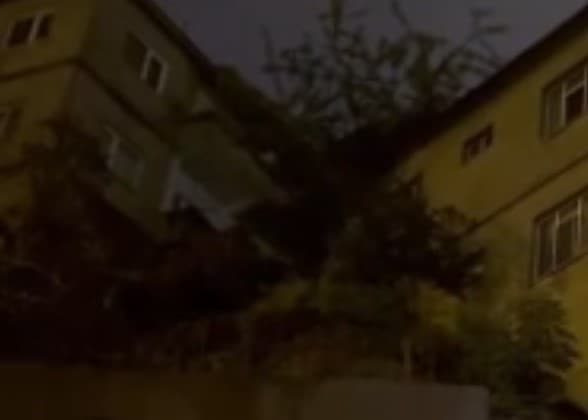 Zonguldak’ta 1 kişinin öldüğü binanın yıkılmadan önceki görüntüleri ortaya çıktı