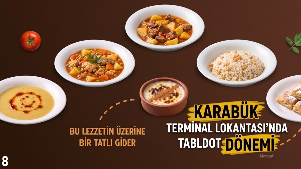 Karabük Terminal Lokantası'nda tabldot dönemi