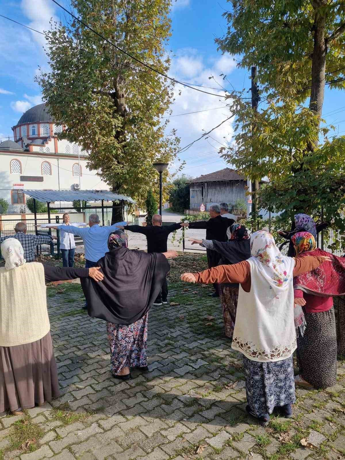 Köylerde sağlıklı yaşam alışkanlığı kazandırılıyor