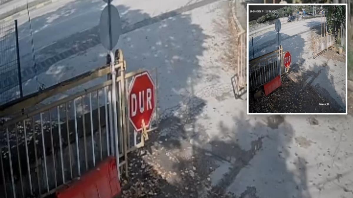 Safranbolu'daki feci kaza kamerada