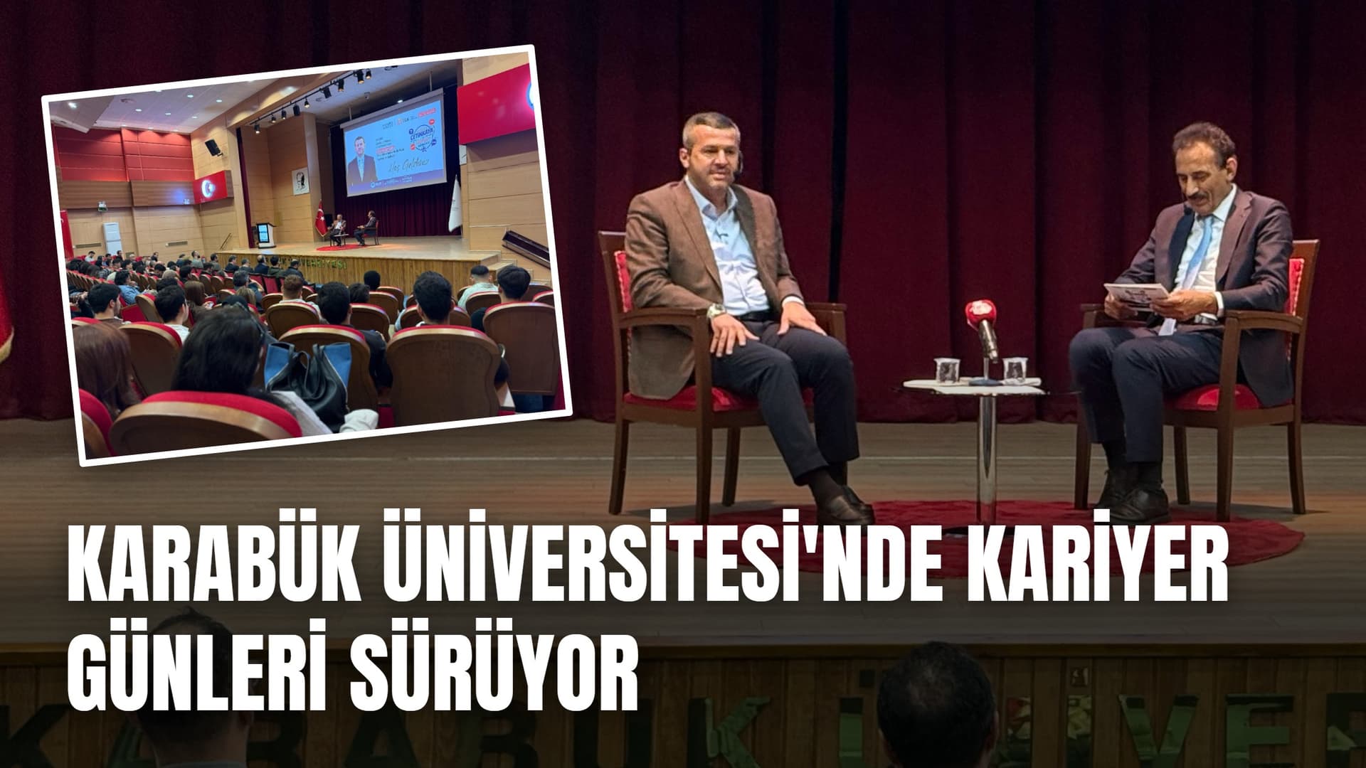 Karabük Üniversitesi'nde kariyer günleri sürüyor