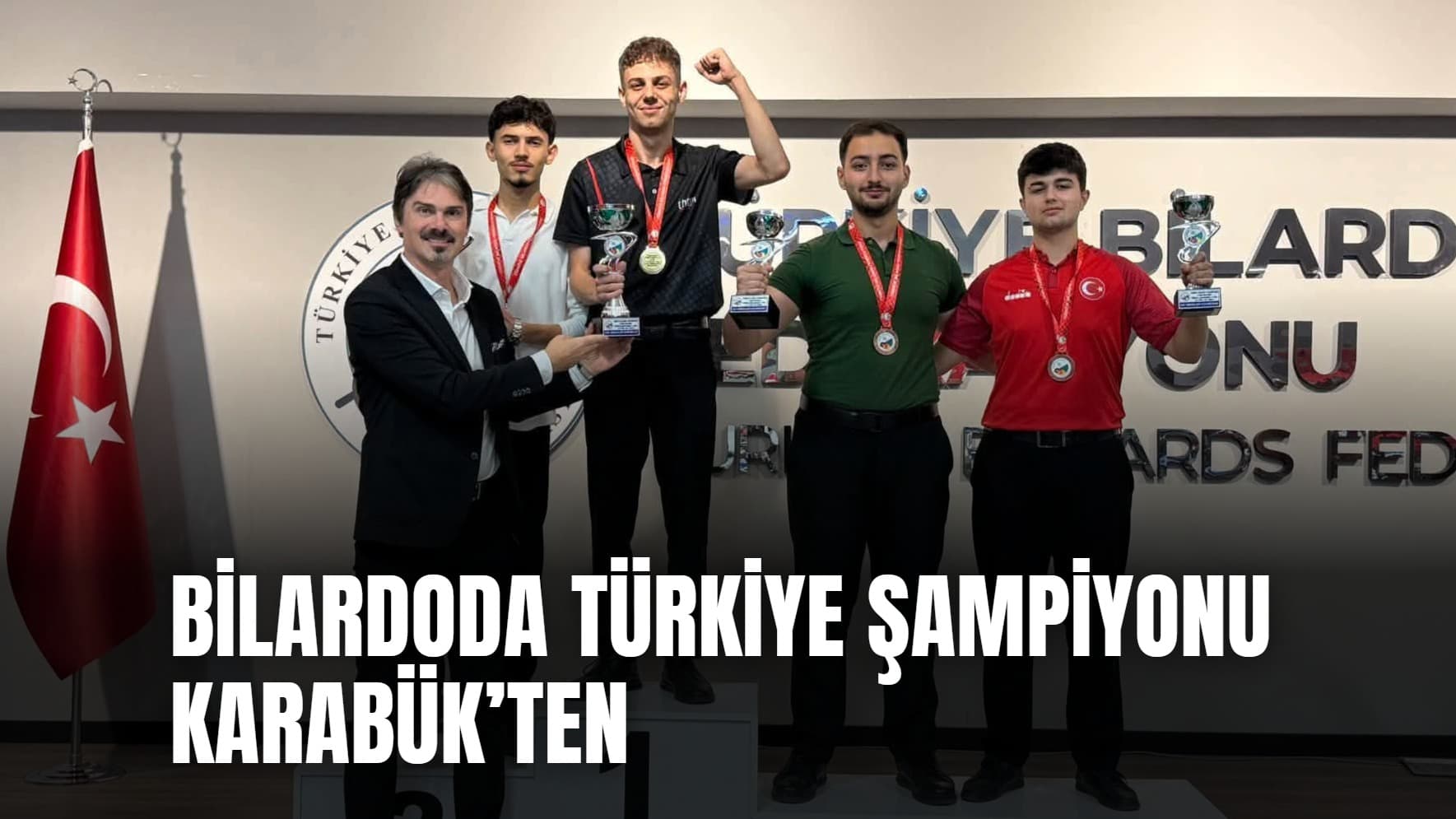 Bilardoda Türkiye Şampiyonu Karabük’ten