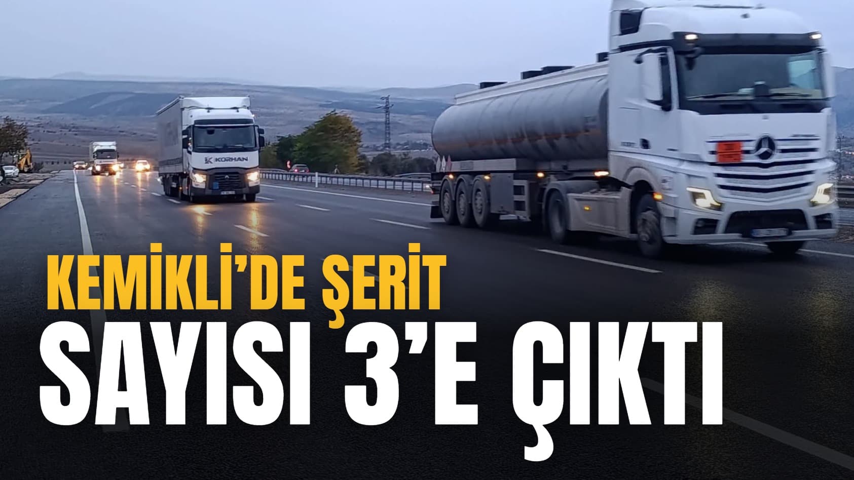 Kemikli rampalarında 3 şeritli dönem başladı