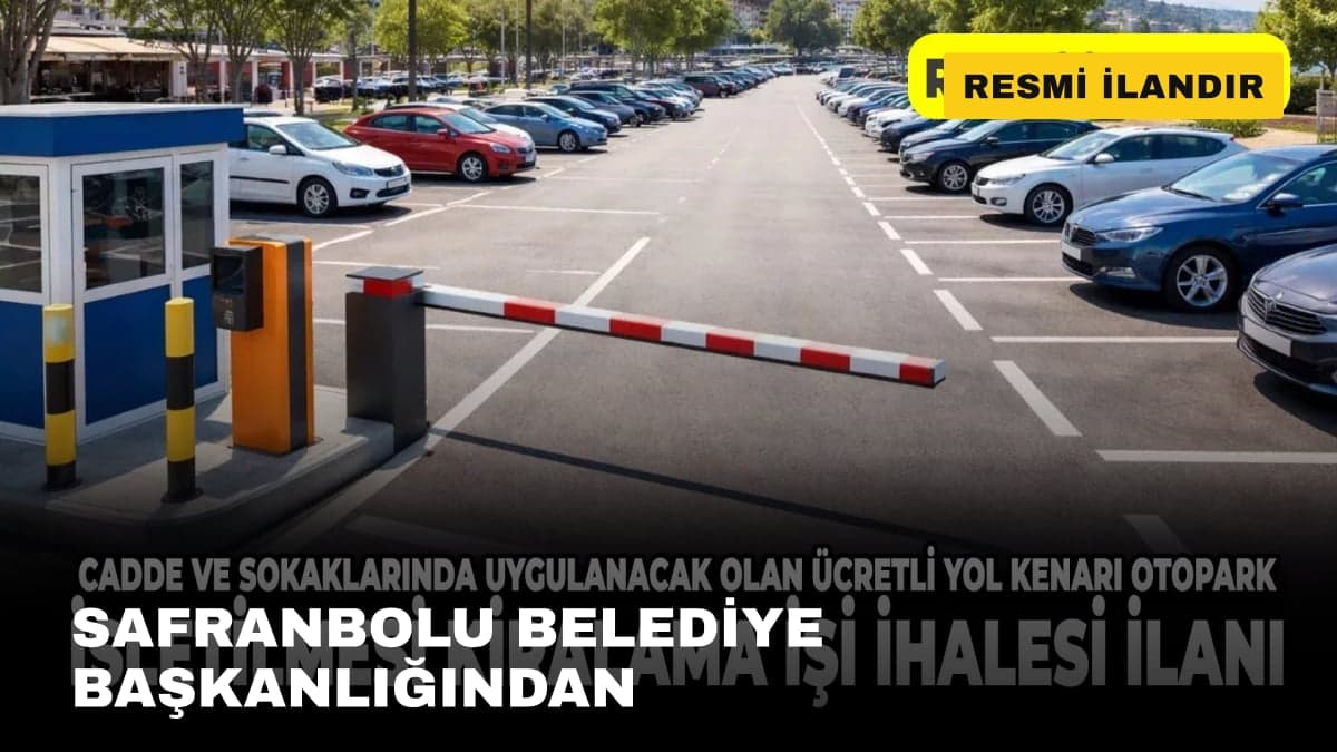 SAFRANBOLU BELEDİYE BAŞKANLIĞINDAN
