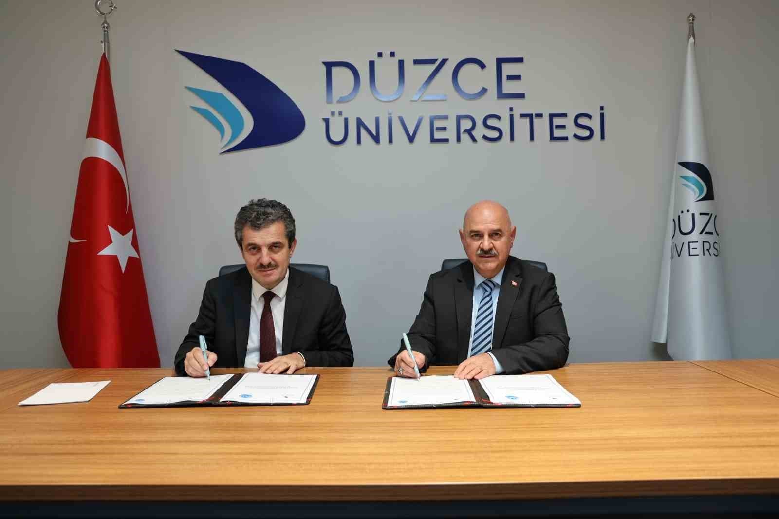 Düzce Üniversitesi’nden iş birliği