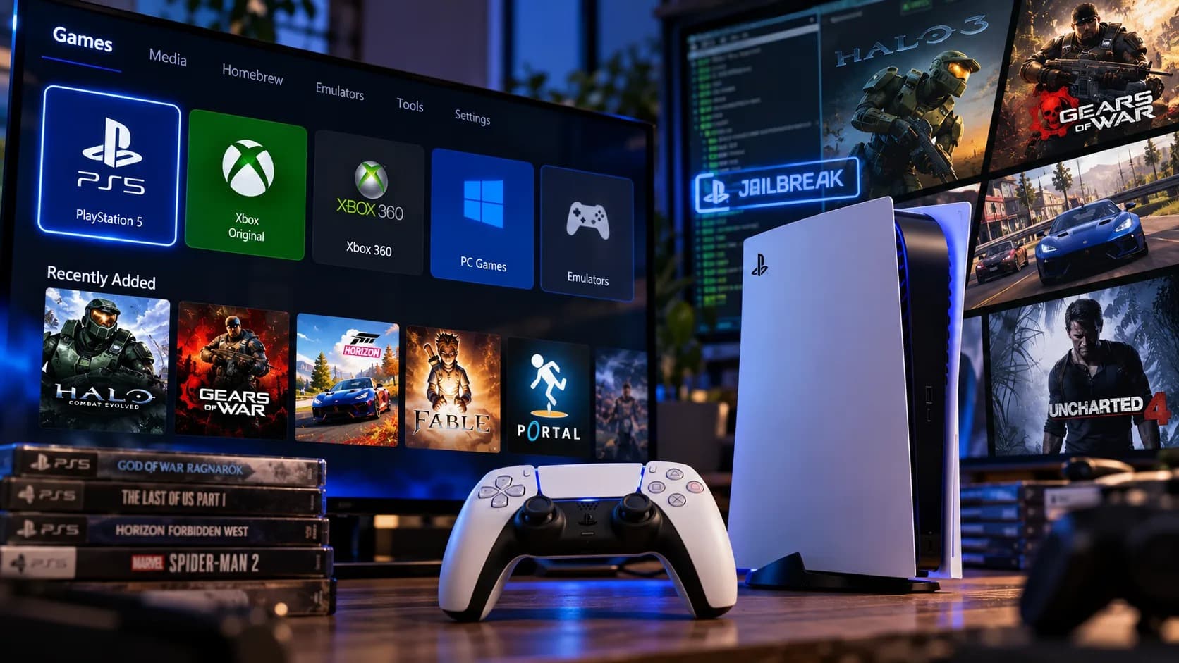 PS5’TE JAILBREAK DEVRİMİ! XBOX VE SWITCH OYUNLARI ÇALIŞIYOR
