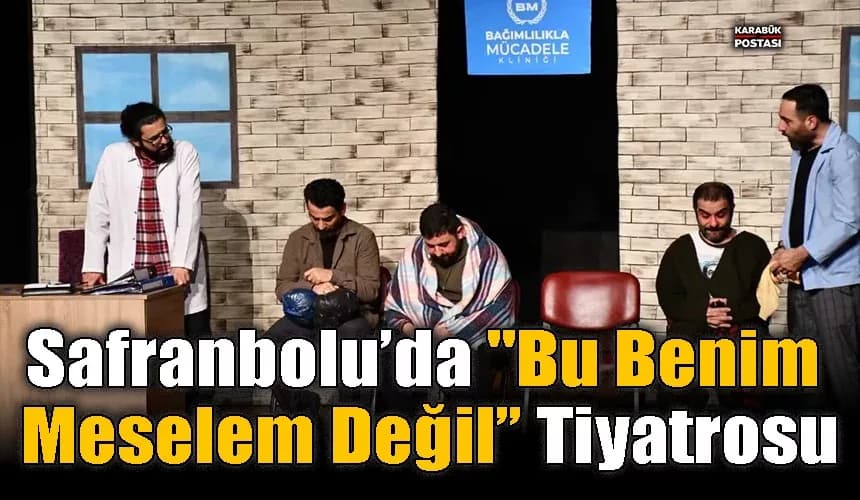 Safranbolu’da Filistin için "Bu Benim Meselem Değil” tiyatrosu