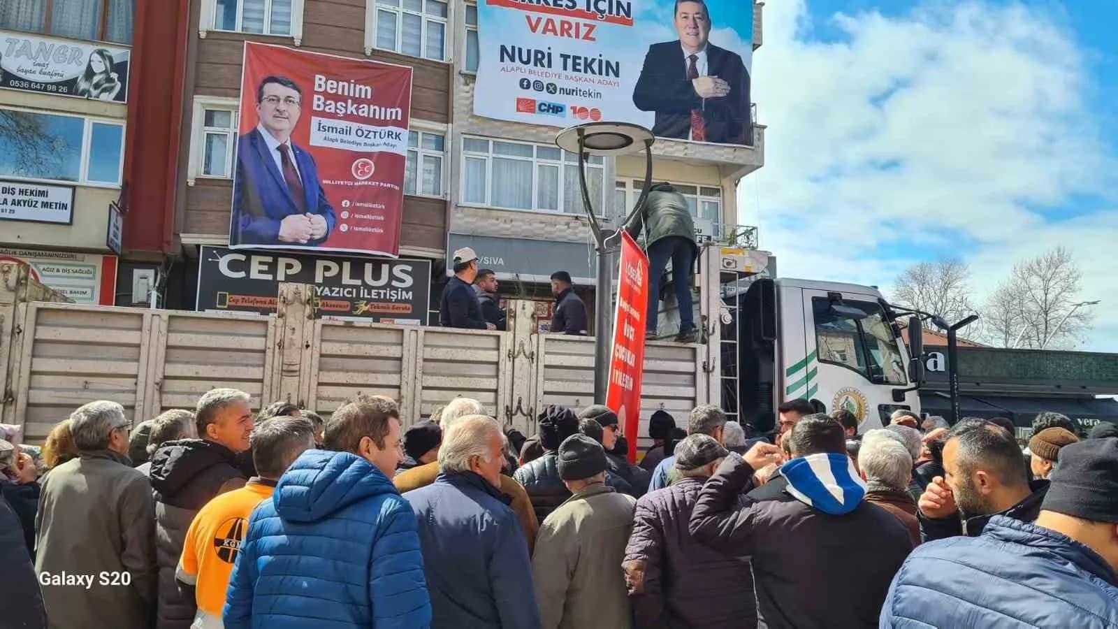 Alaplı’da vatandaşlara fidan dağıtıldı