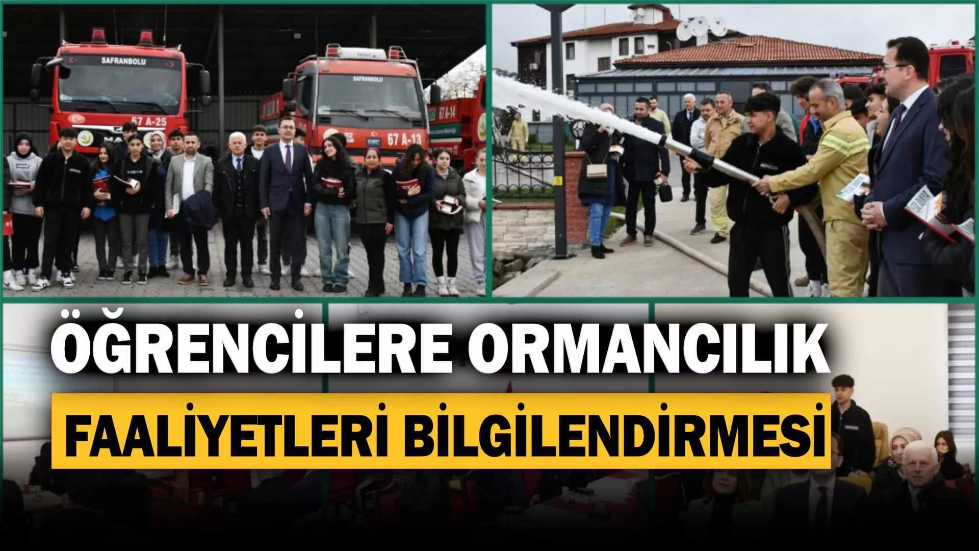 Öğrencilere Ormancılık Faaliyetleri Bilgilendirmesi