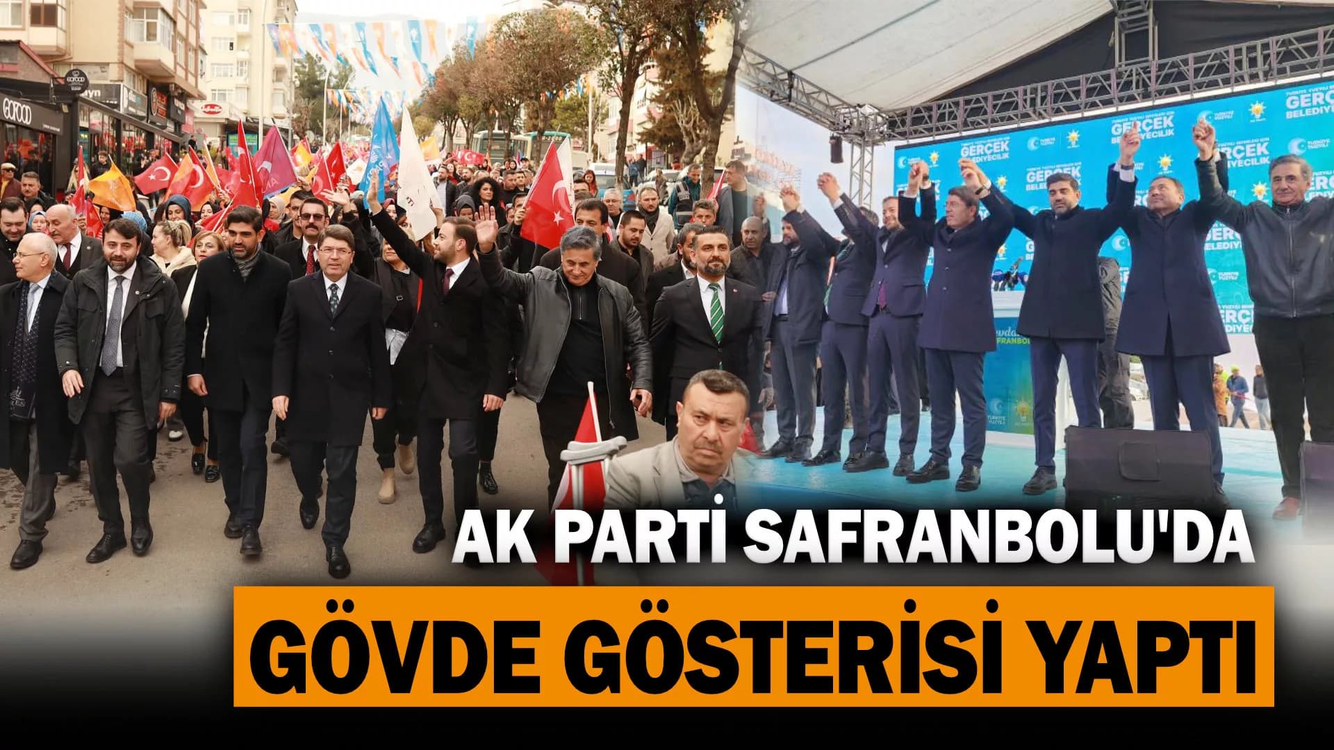 AK Parti Safranbolu'da Gövde Gösterisi Yaptı