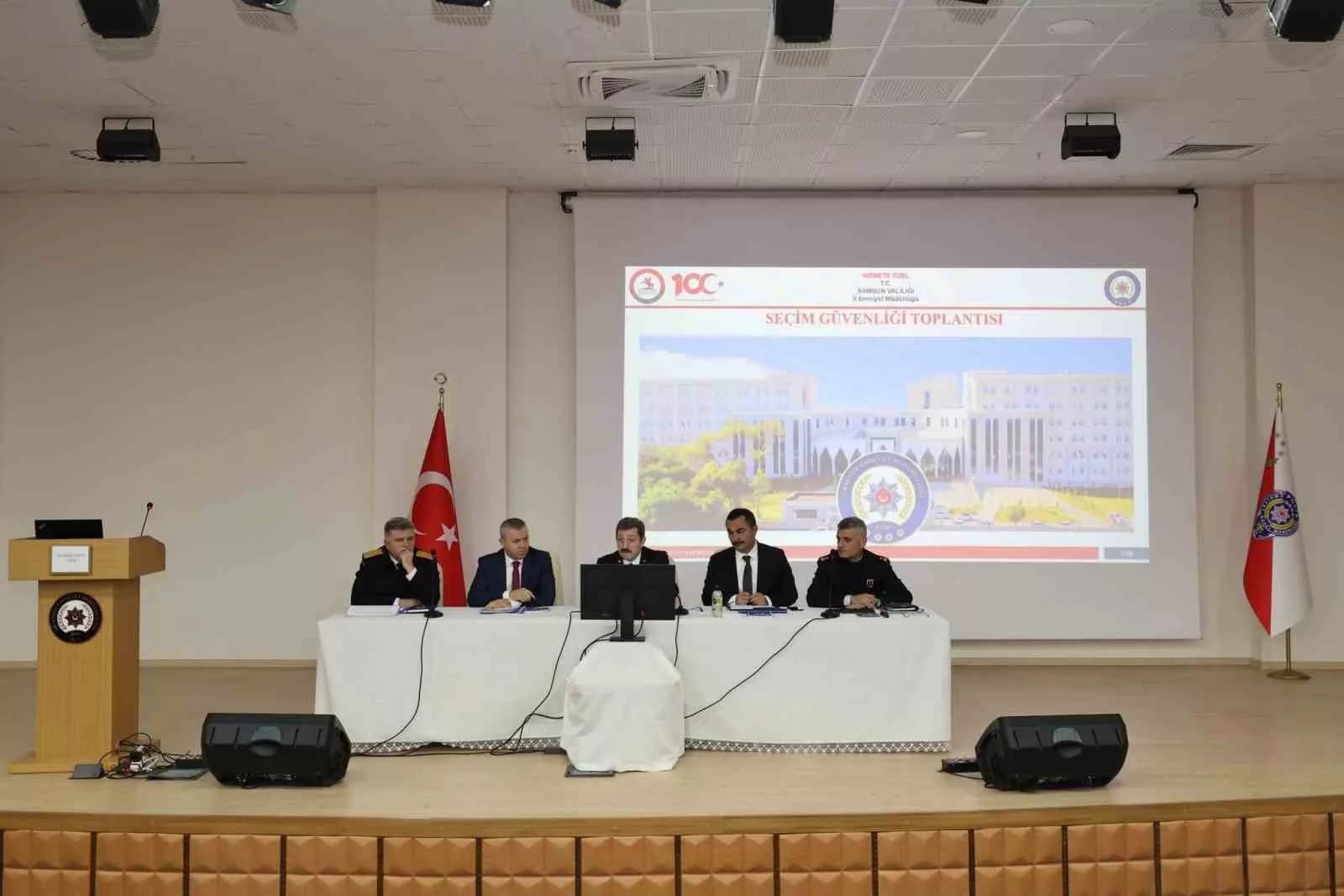 Samsun’da seçim güvenliği için 4 bin 634 personel görevlendirildi
