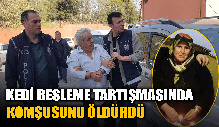 Kedi besleme tartışmasında komşusunu öldüren zanlı tutuklandı