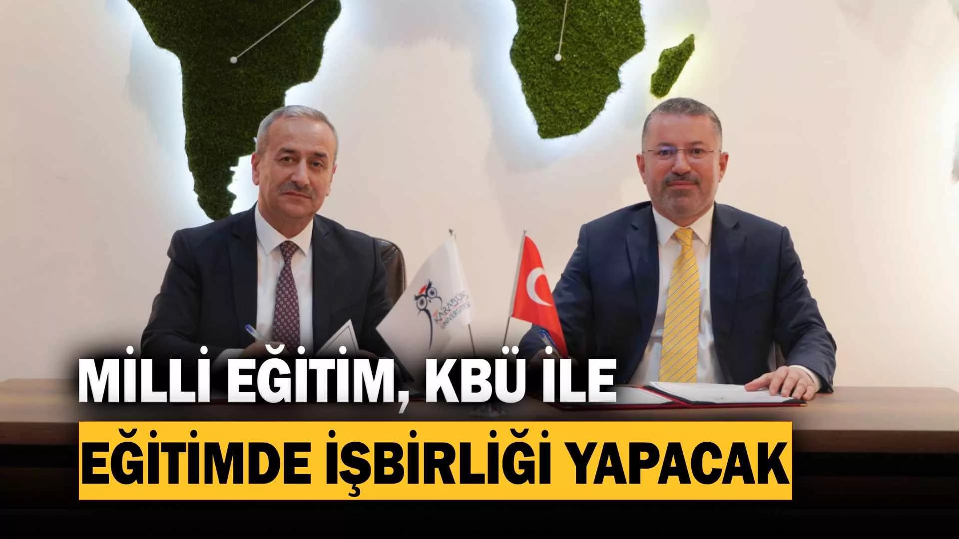 Milli Eğitim, KBÜ ile Eğitimde İşbirliği Yapacak