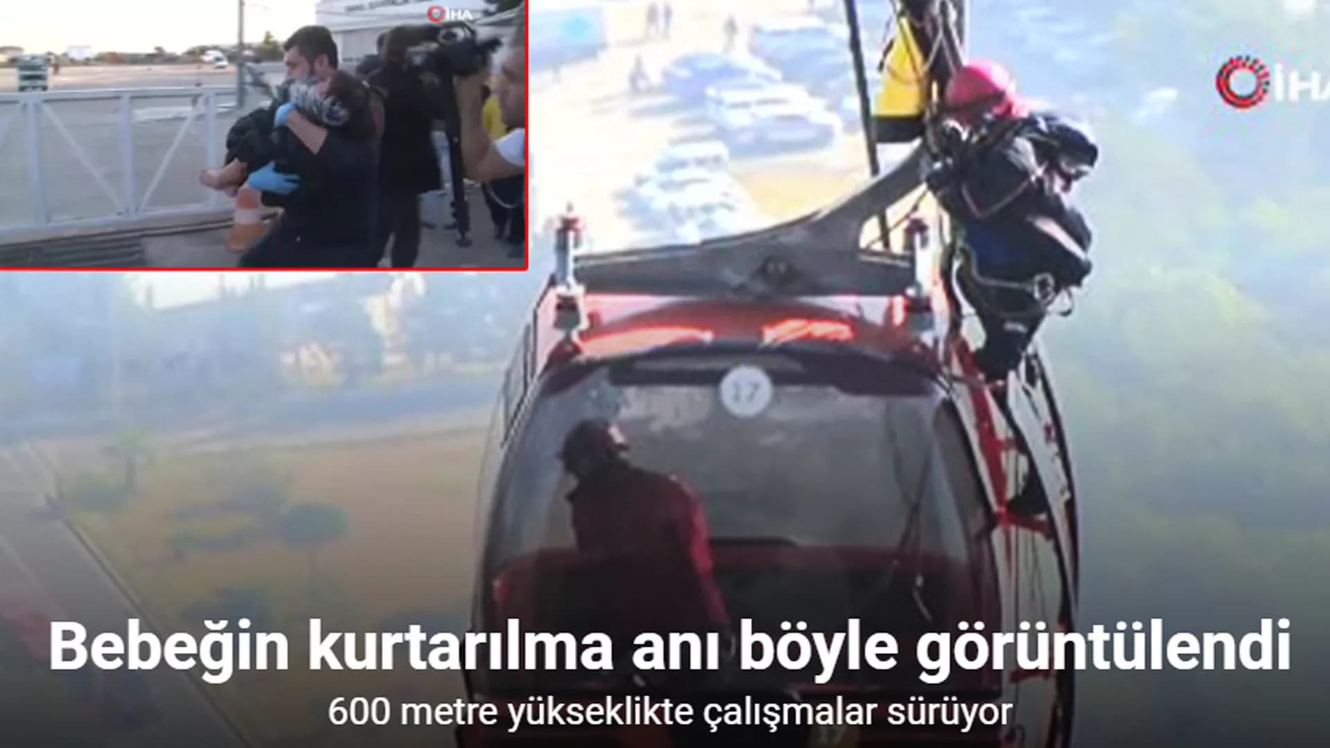Bebeğin Kurtarılma Anı Böyle Görüntülendi