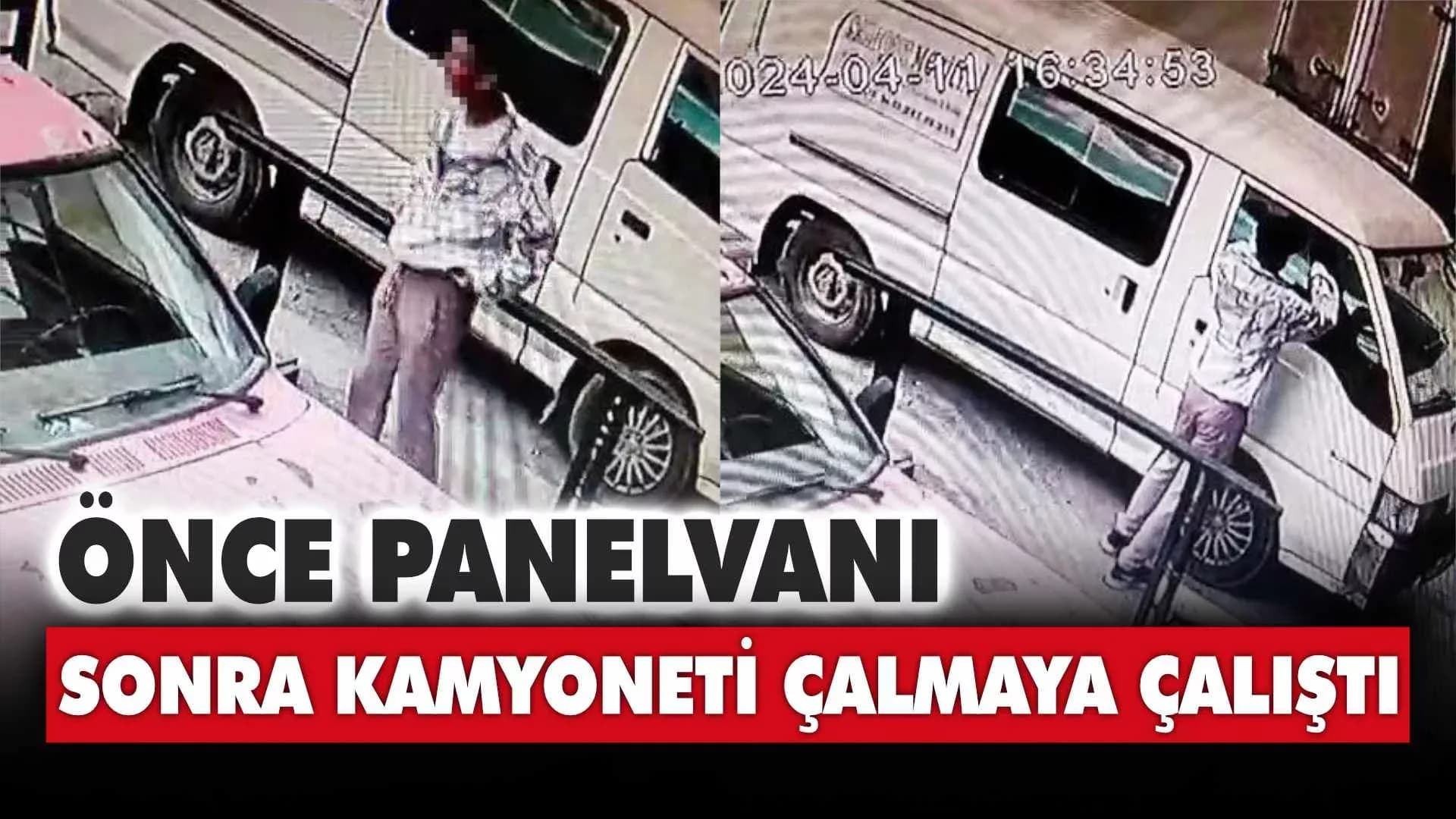 Karabük'te oto hırsızlığına teşebbüs anları kamerada
