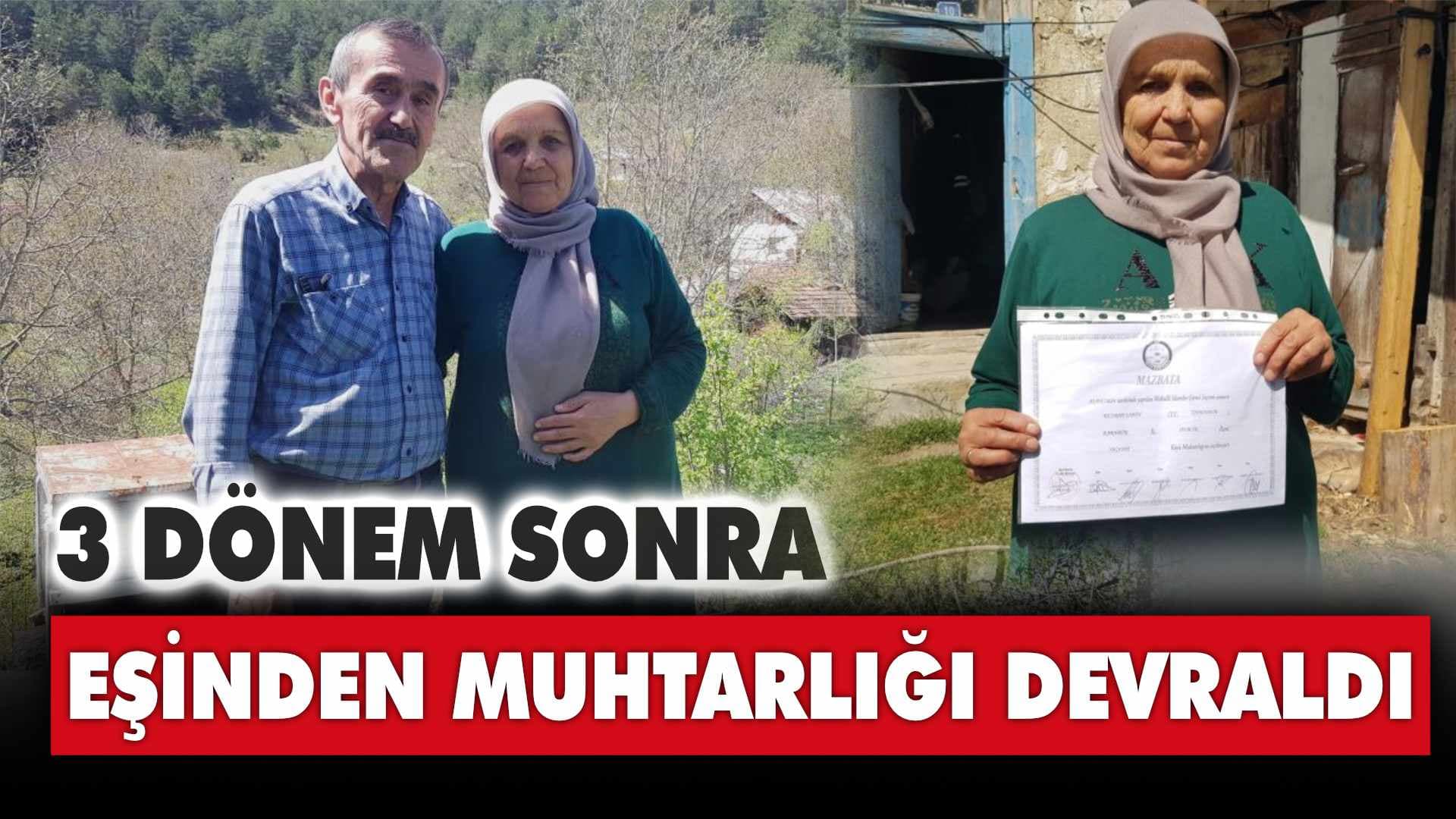 Ovacık'ta 17 seçmenli köyün yeni muhtarı kadın oldu