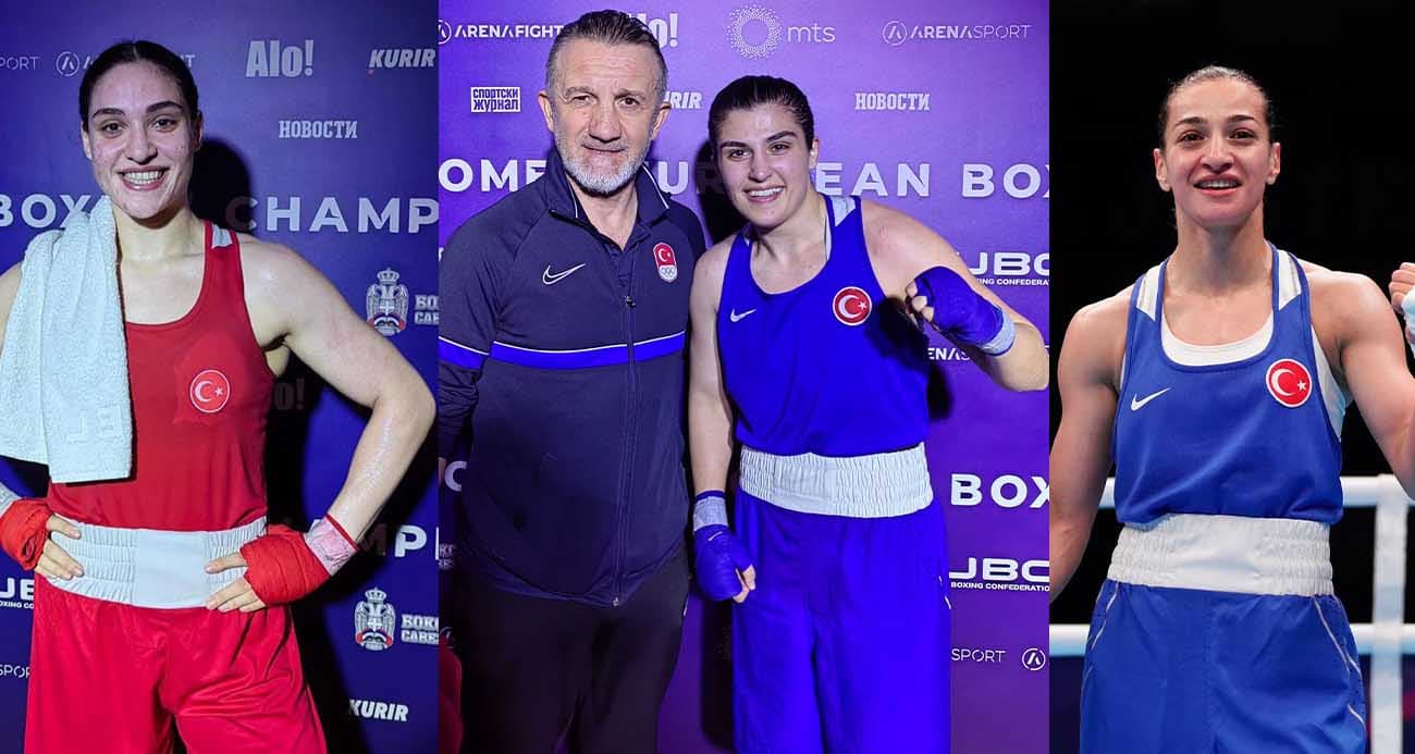 Avrupa Boks Şampiyonası’nda 3 kadın boksör altın madalya yolunda