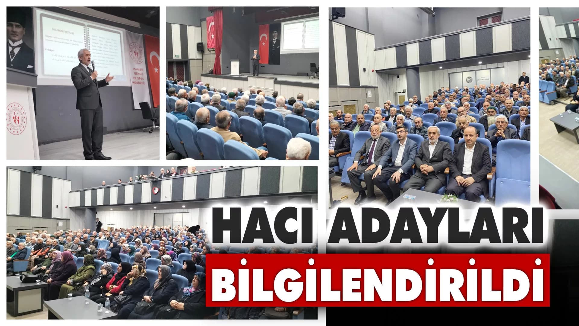 Karabük'te Hacı Adayları Bilgilendirildi