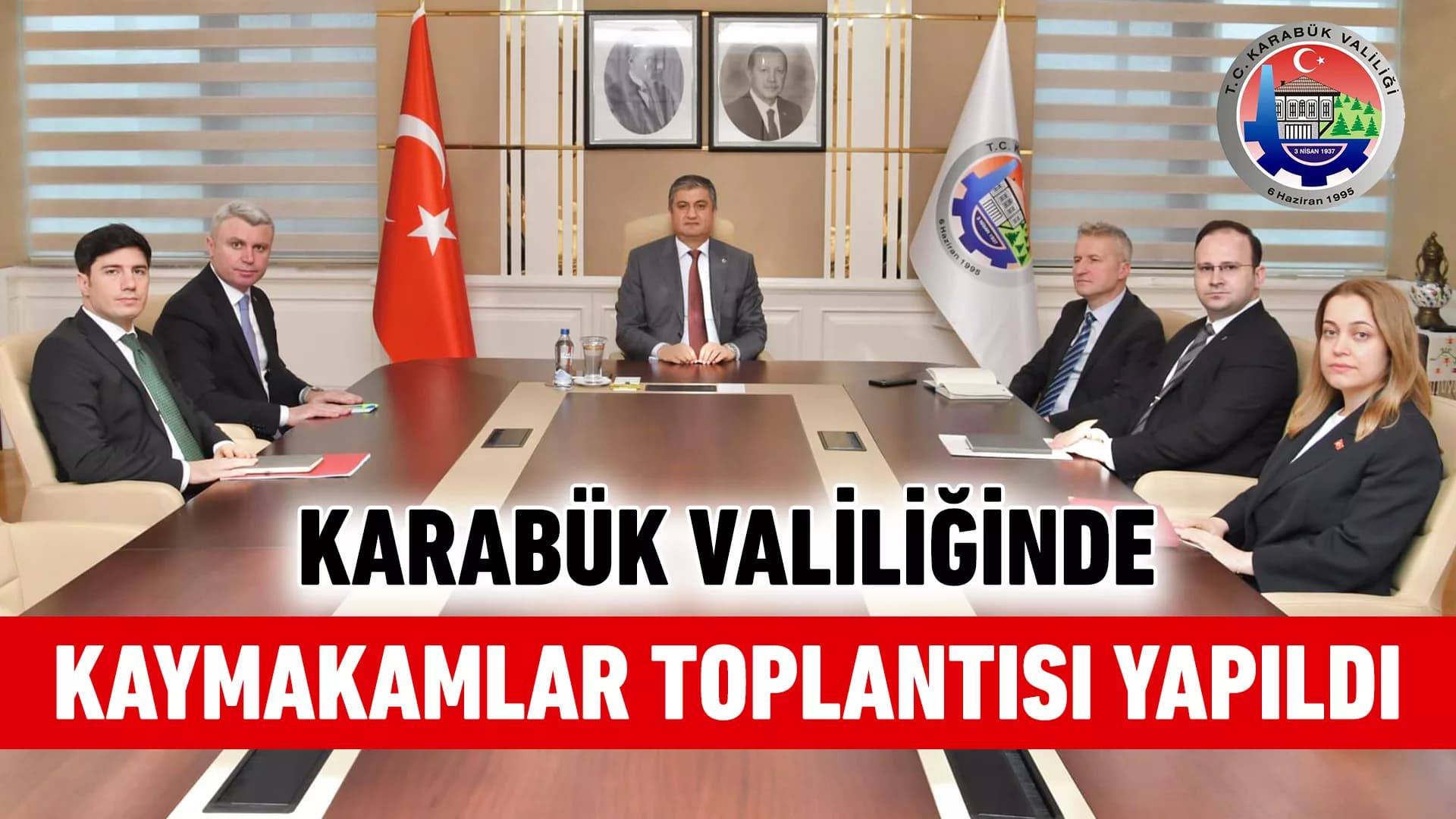 Karabük Valiliğinde Kaymakamlar Toplantısı Yapıldı