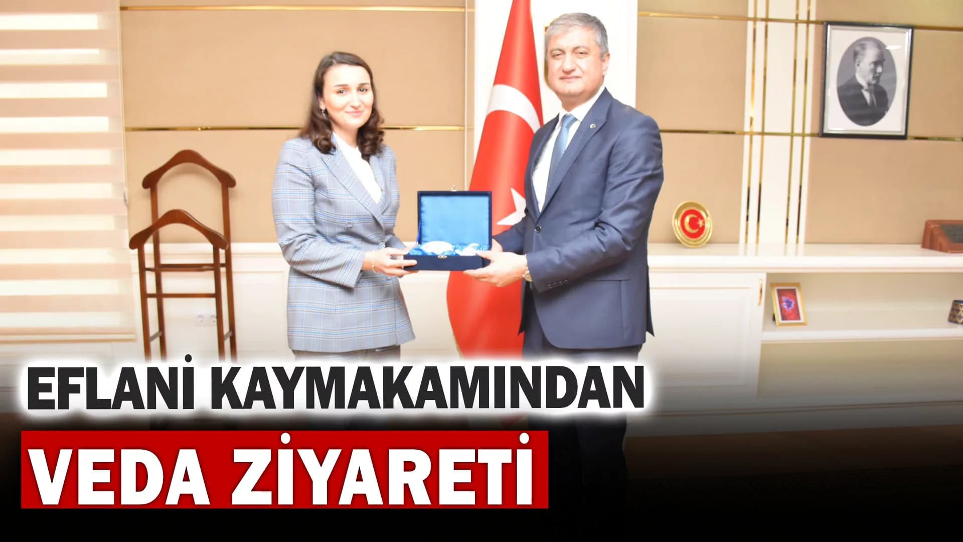Eflani Kaymakamından Vali Yavuz'a Veda Ziyareti