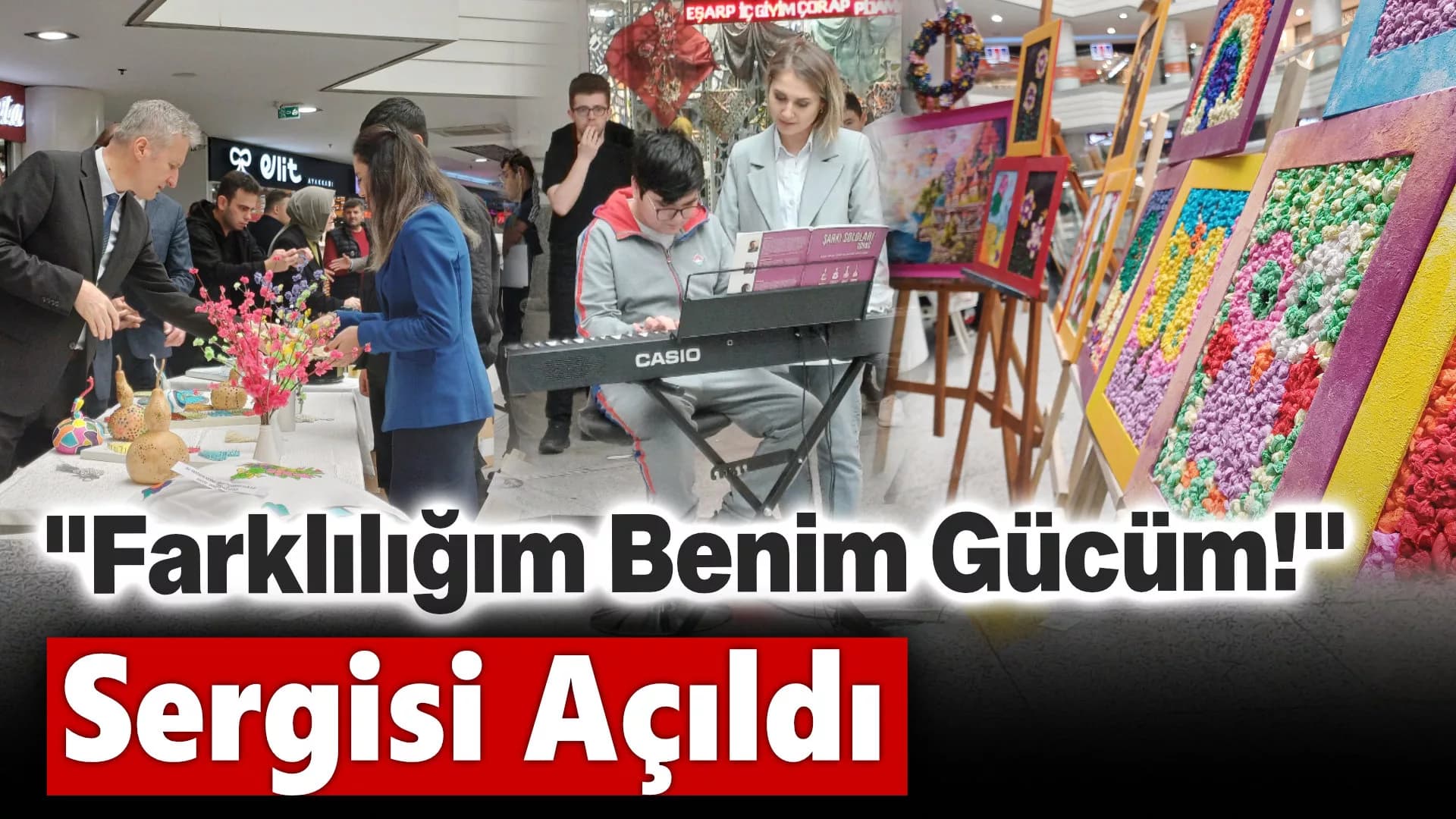 Engelliler Haftası çerçevesinde Karabük'te "Farklılığım Benim Gücüm!" sergisi açıldı