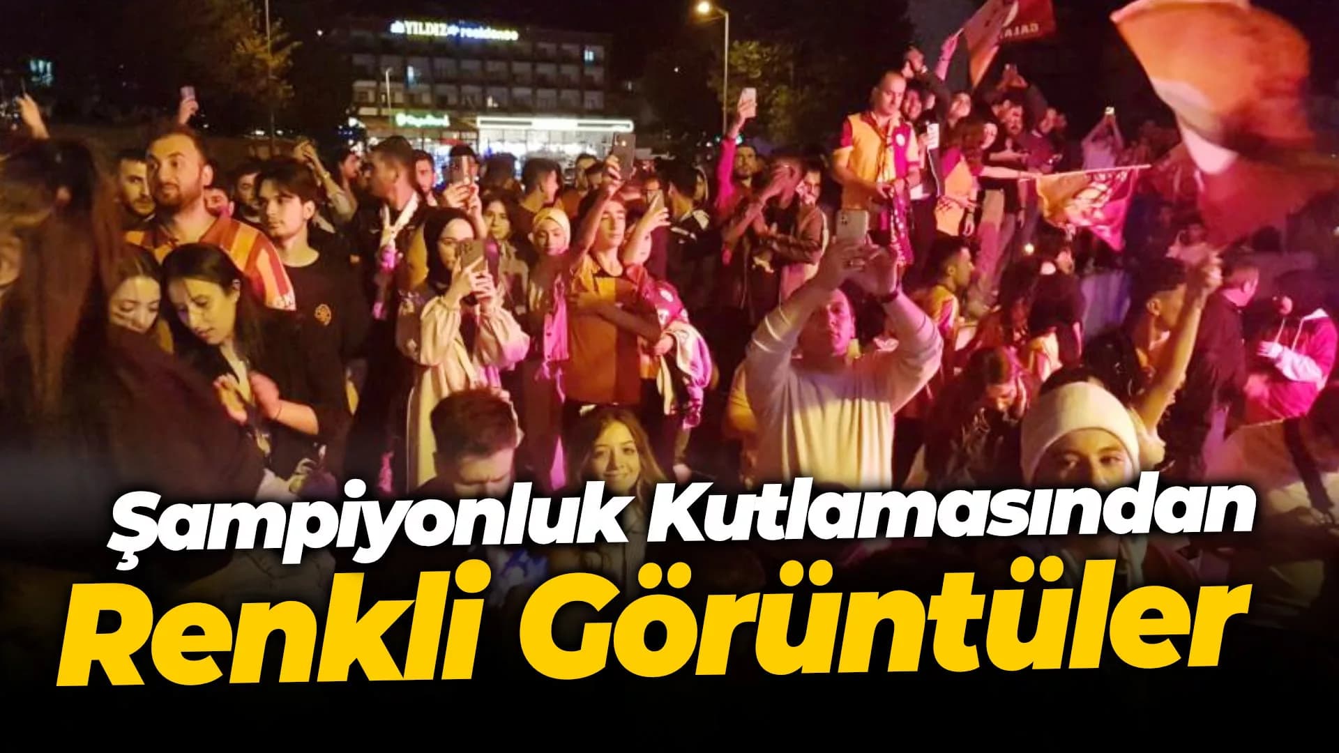 Karabük'te şampiyonluk kutlamasından renkli görüntüler
