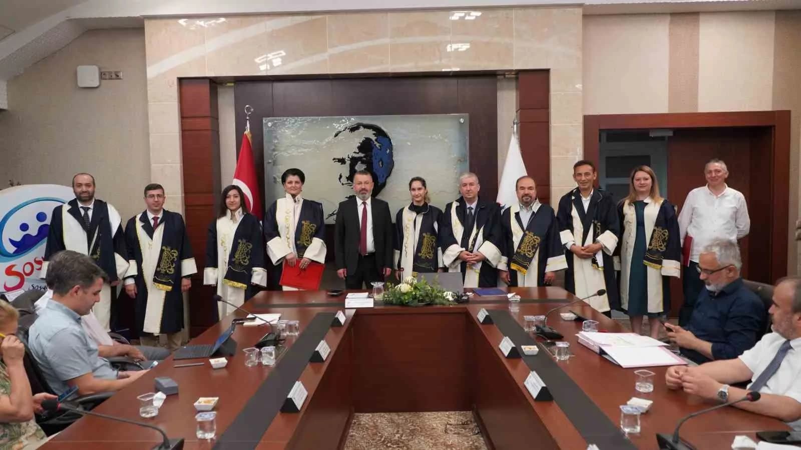 KBÜ’de görevde yükselen Akademisyenlere belgeleri takdim edildi