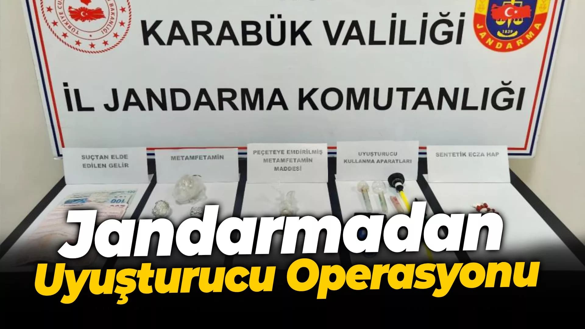 Jandarmadan Uyuşturucu Operasyonu