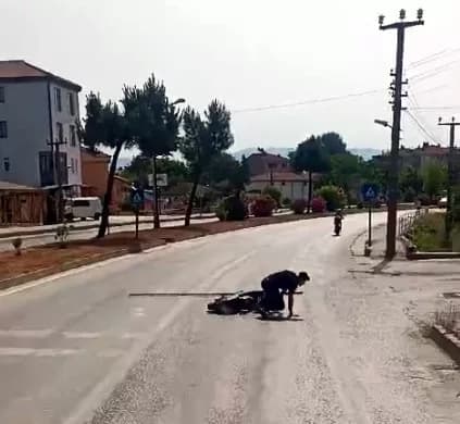 Bartın’da ilginç kaza