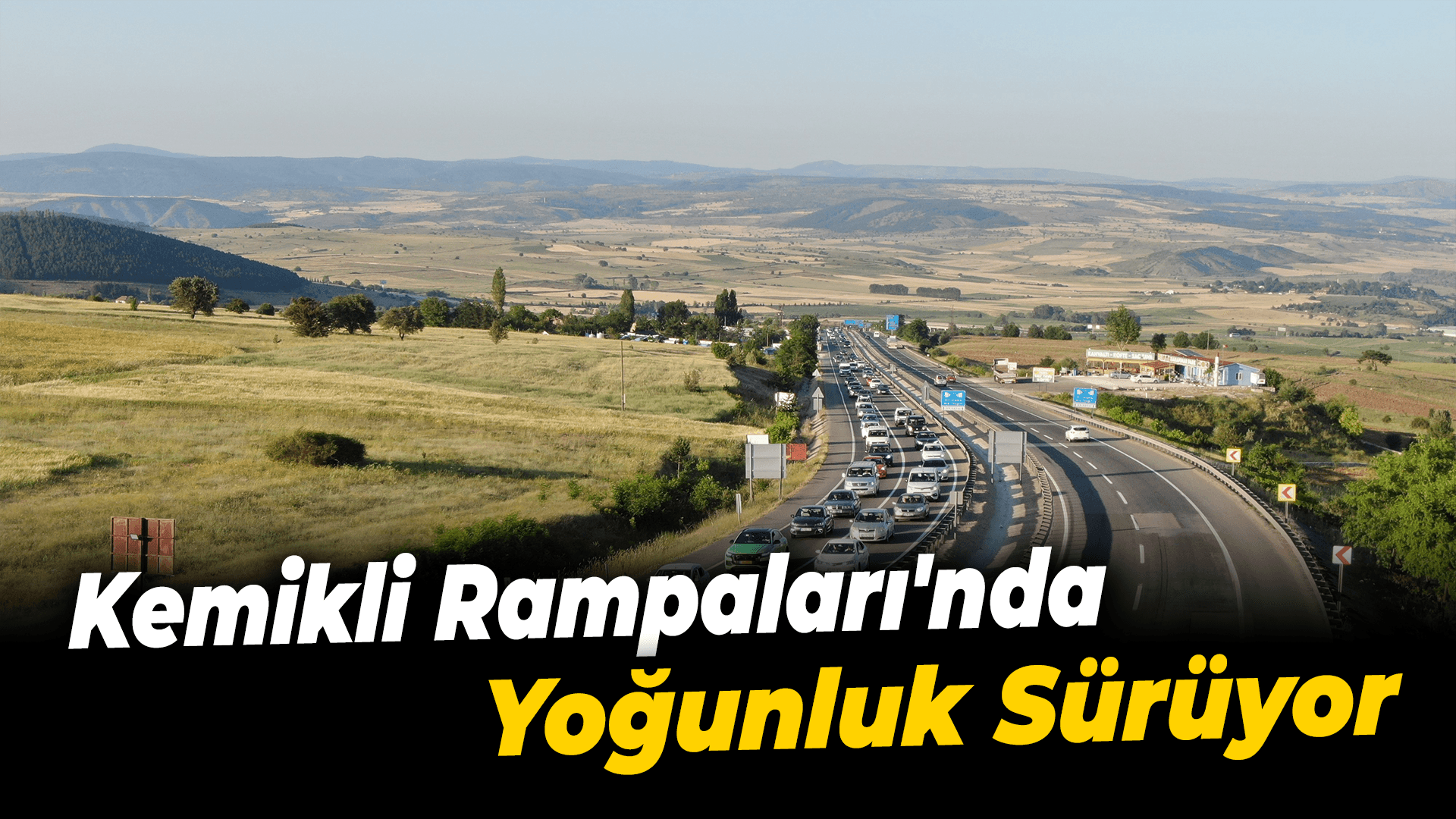Kemikli Rampaları'nda tatil dönüşü yoğunluğu sürüyor