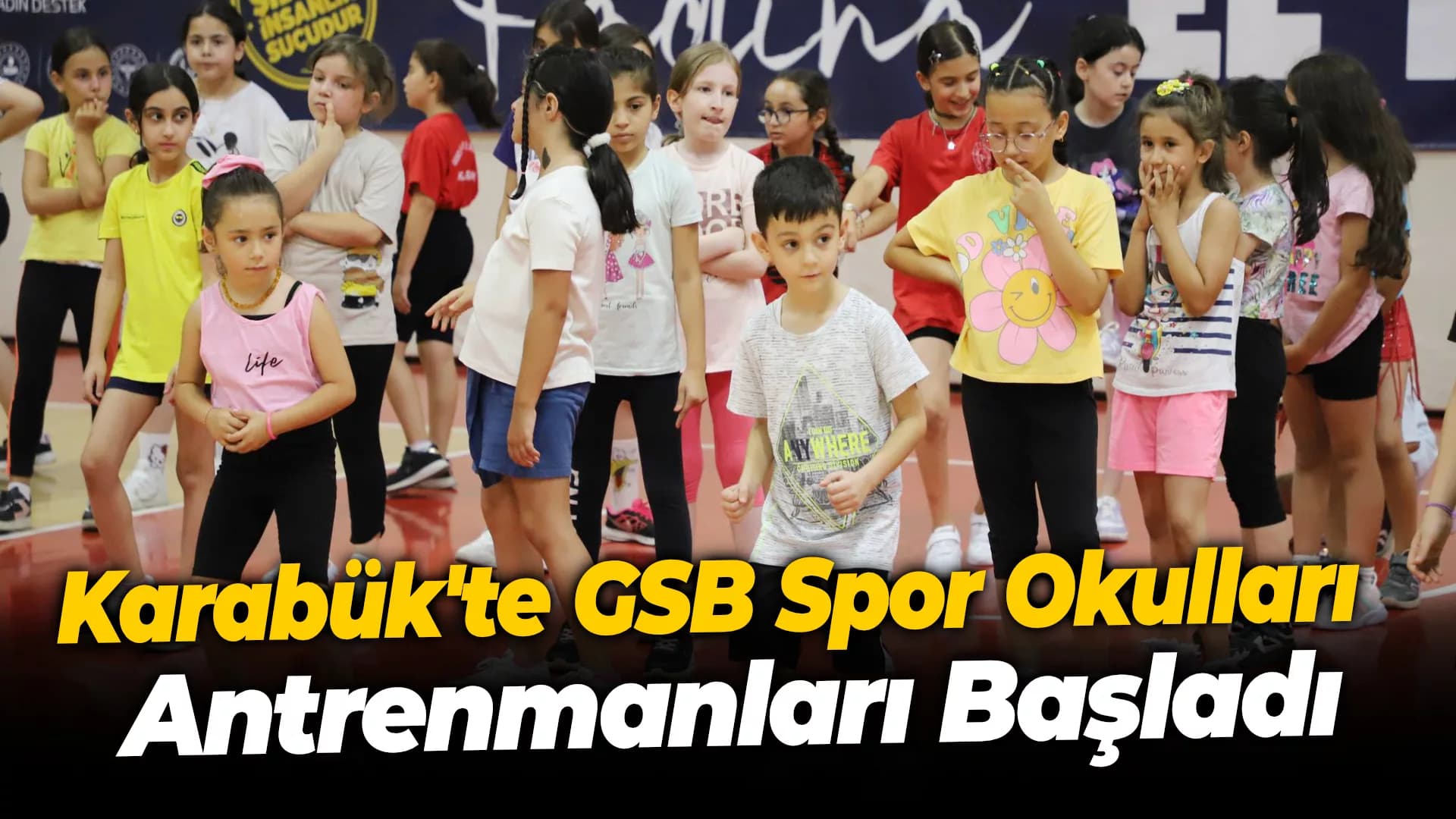 Karabük'te GSB Spor Okulları Antrenmanları Başladı
