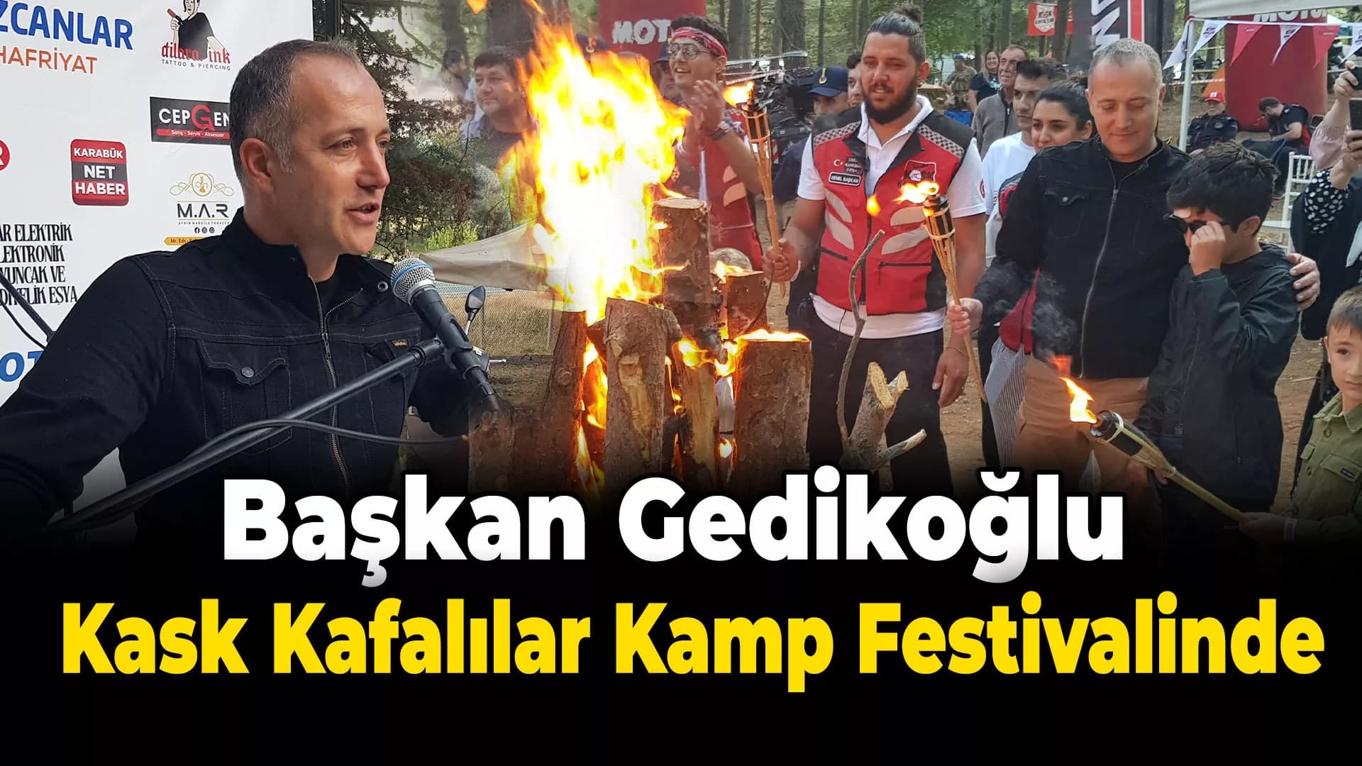 Motosiklet tutkunları Motosiklet ve Kamp Festivalinde buluştu