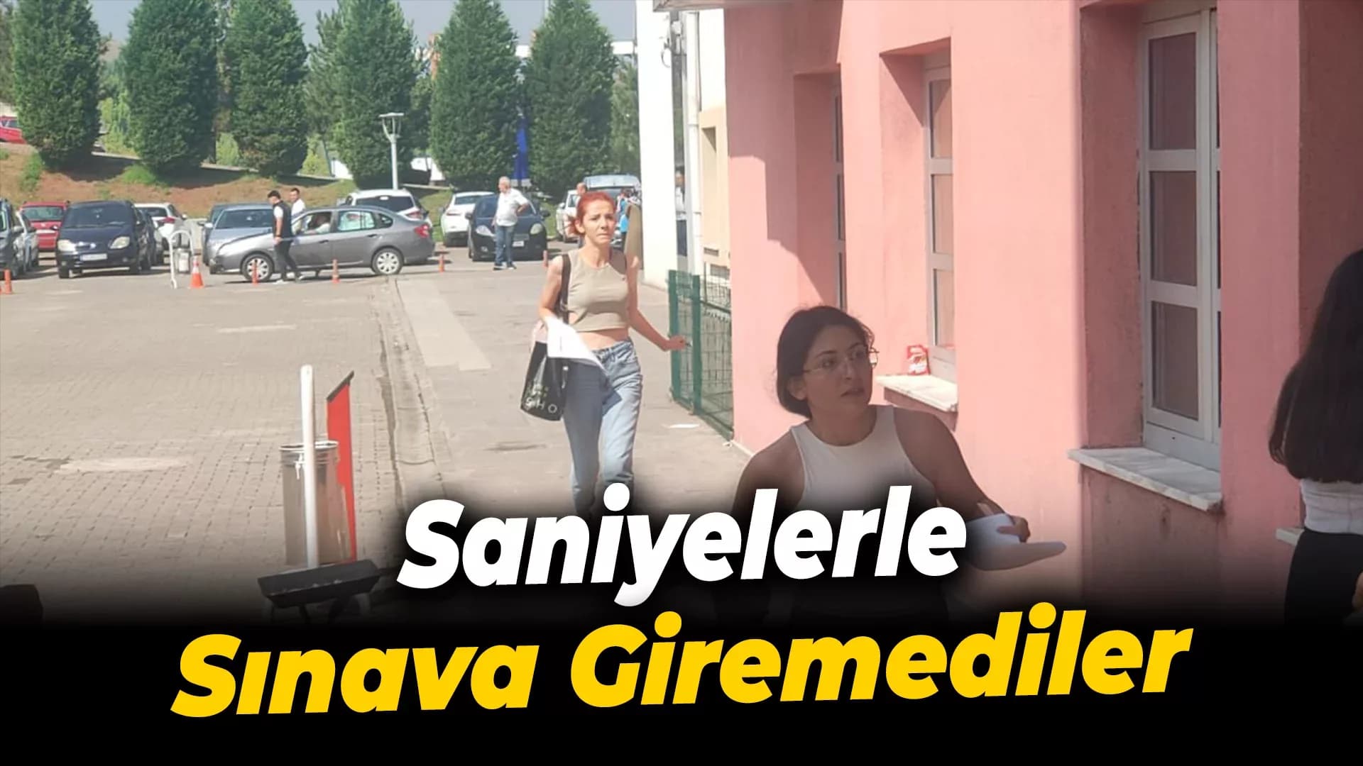Saniyelerle sınava giremediler