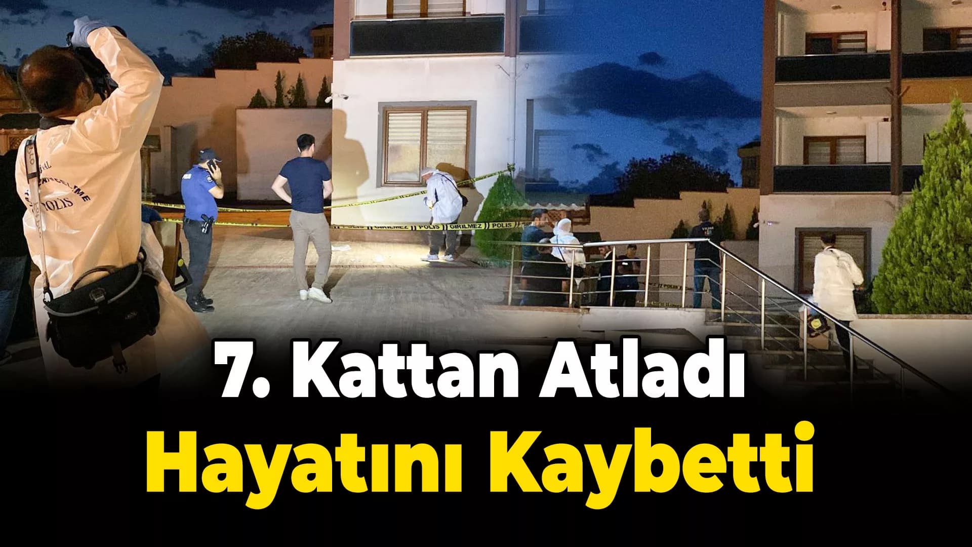 7. kattan atlayan genç kadın hayatını kaybetti